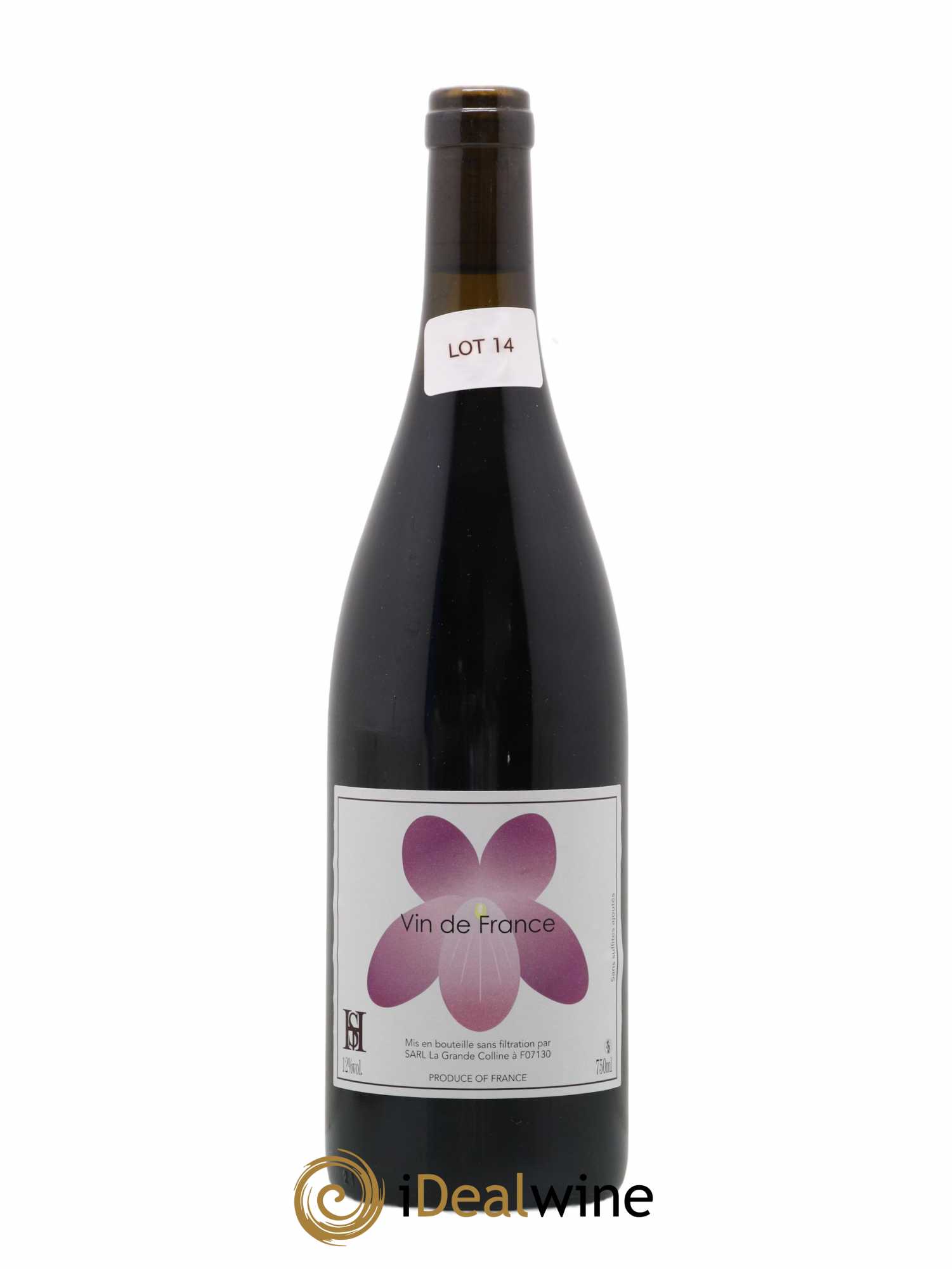 Vin de France (Ex Saint-Joseph) Hirotake Ooka - Domaine La Grande Colline 2014 - Lot de 1 bouteille - 0