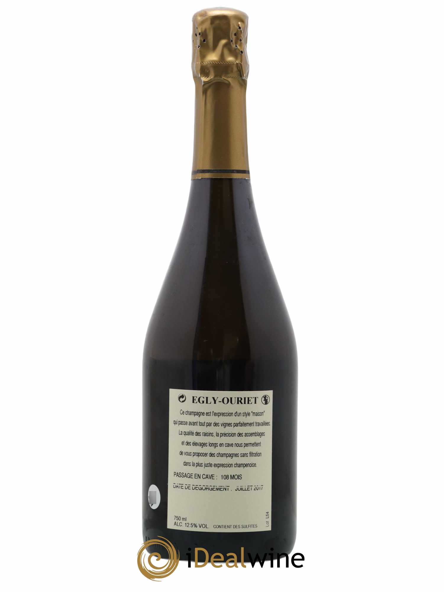 Grand Cru Brut Egly-Ouriet 2007 - Lot of 1 bottle - 1