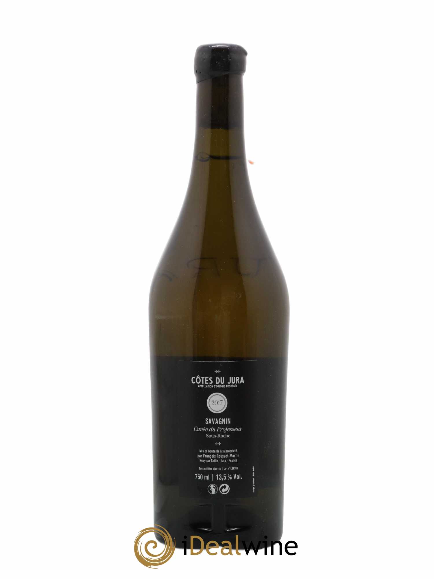 Côtes du Jura Savagnin Cuvée du Professeur François Rousset Martin 2017 - Lot de 1 bouteille - 1