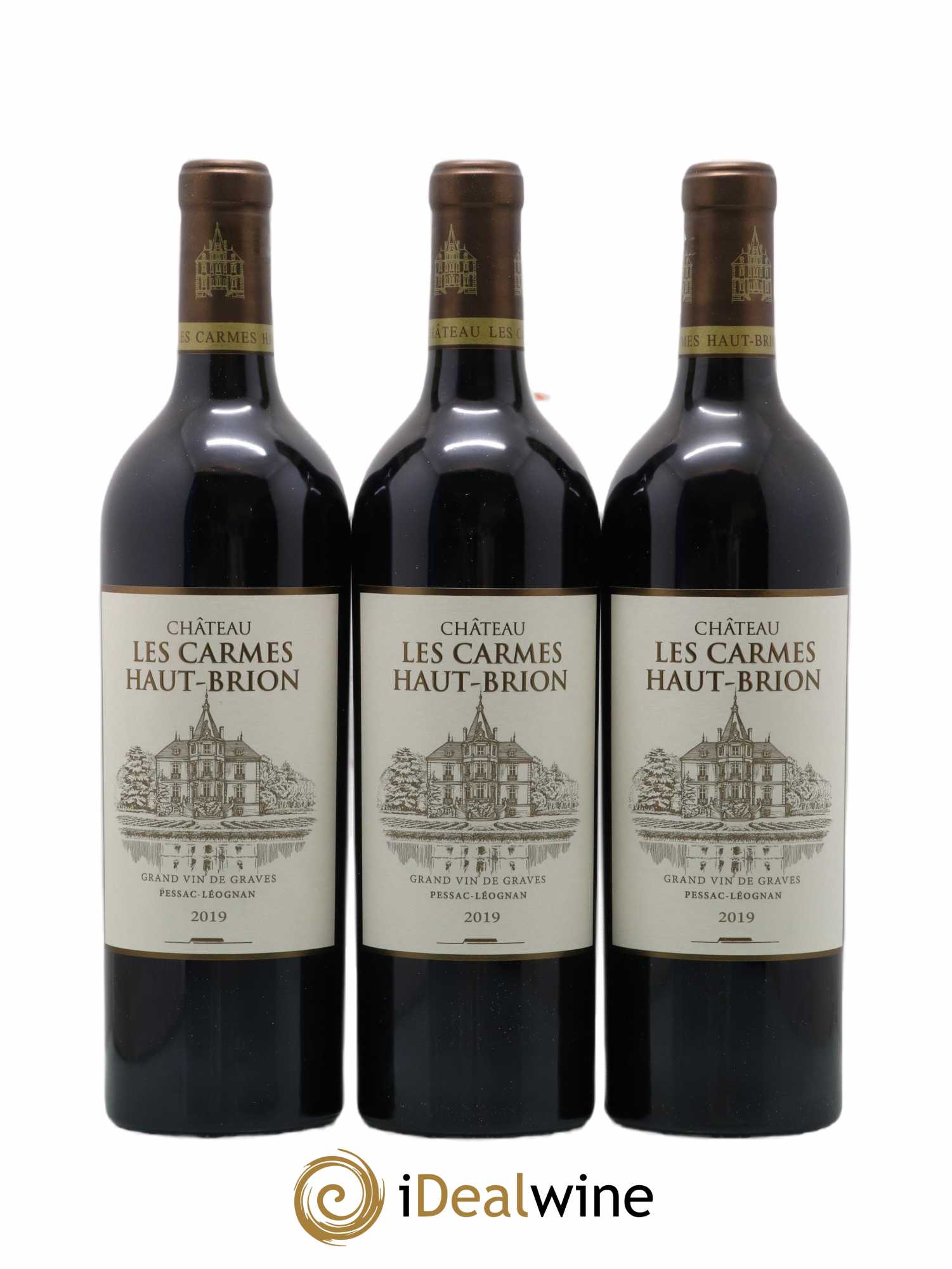 Château Les Carmes Haut-Brion 2019 - Lot de 6 bouteilles - 1