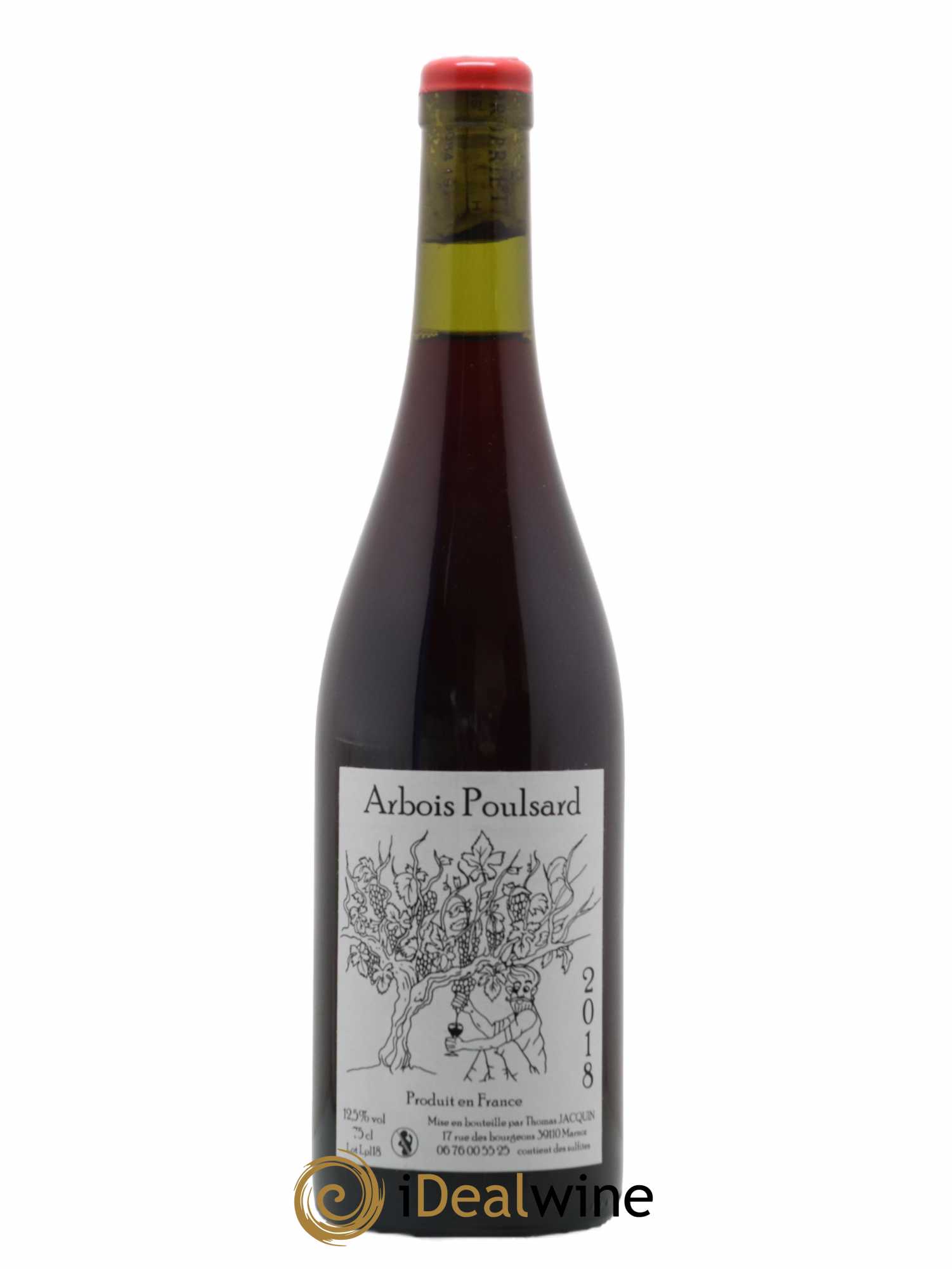 Arbois Poulsard Domaine Thomas Jacquin (sans prix de réserve) 2018 - Posten von 1 Flasche - 0