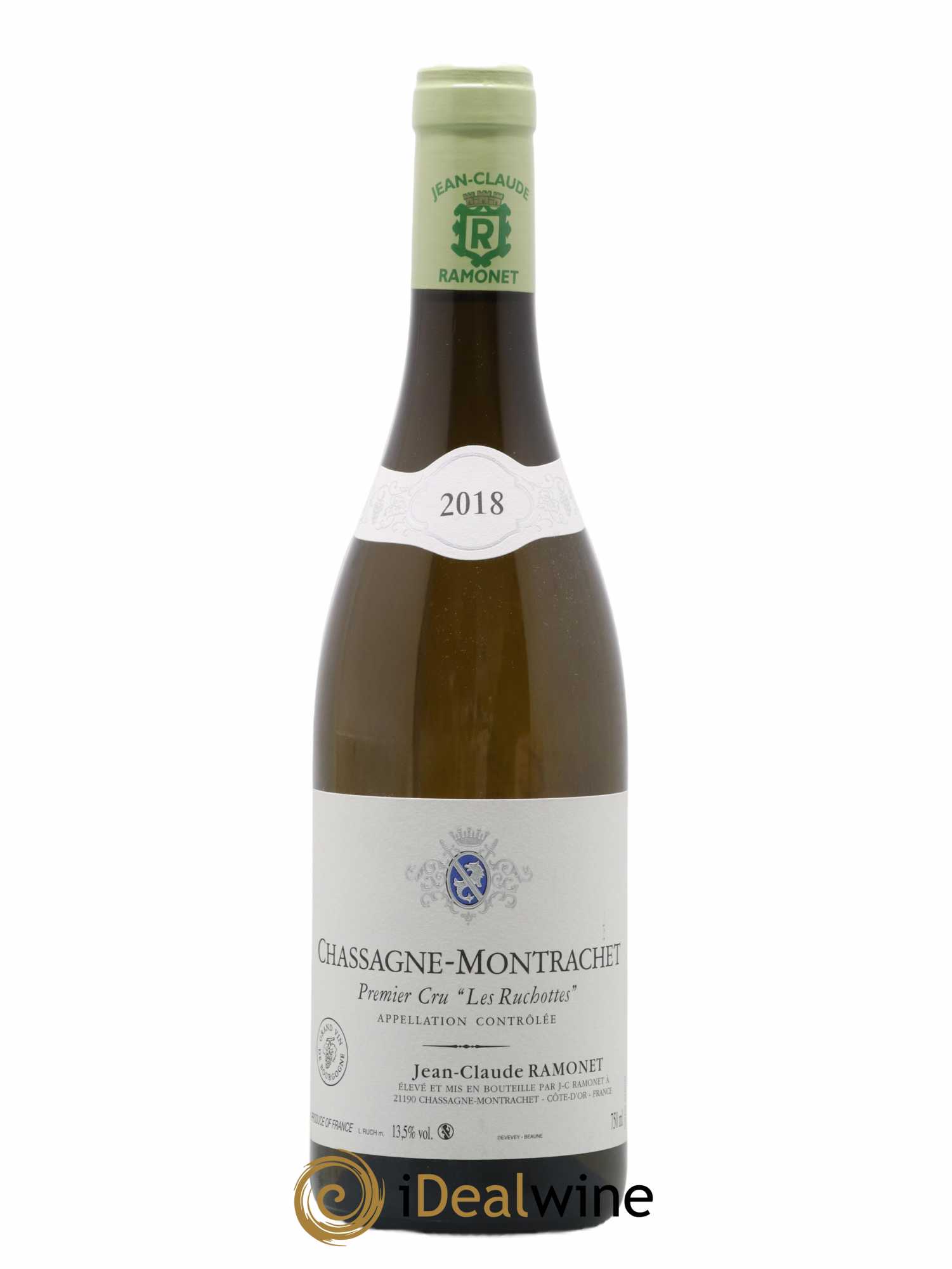 Chassagne-Montrachet 1er Cru Les Ruchottes Ramonet (Domaine) 2018 - Lot de 1 bouteille - 0