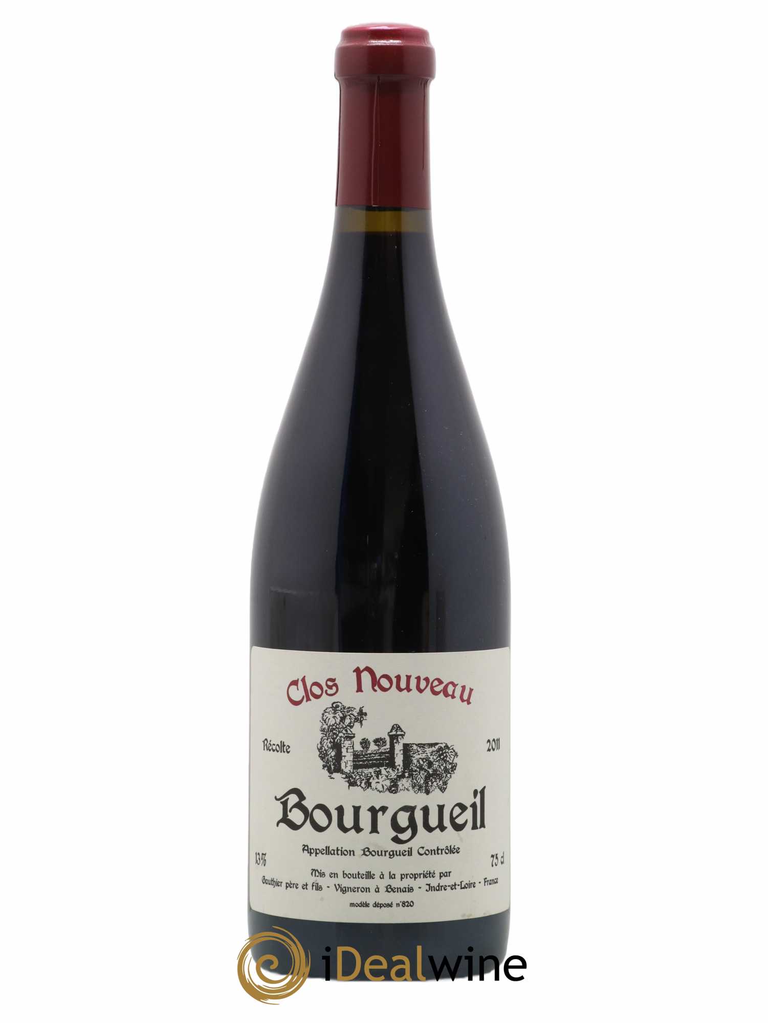 Bourgueil Clos Nouveau Domaine du Bel Air 2011 - Lot de 1 bouteille - 0