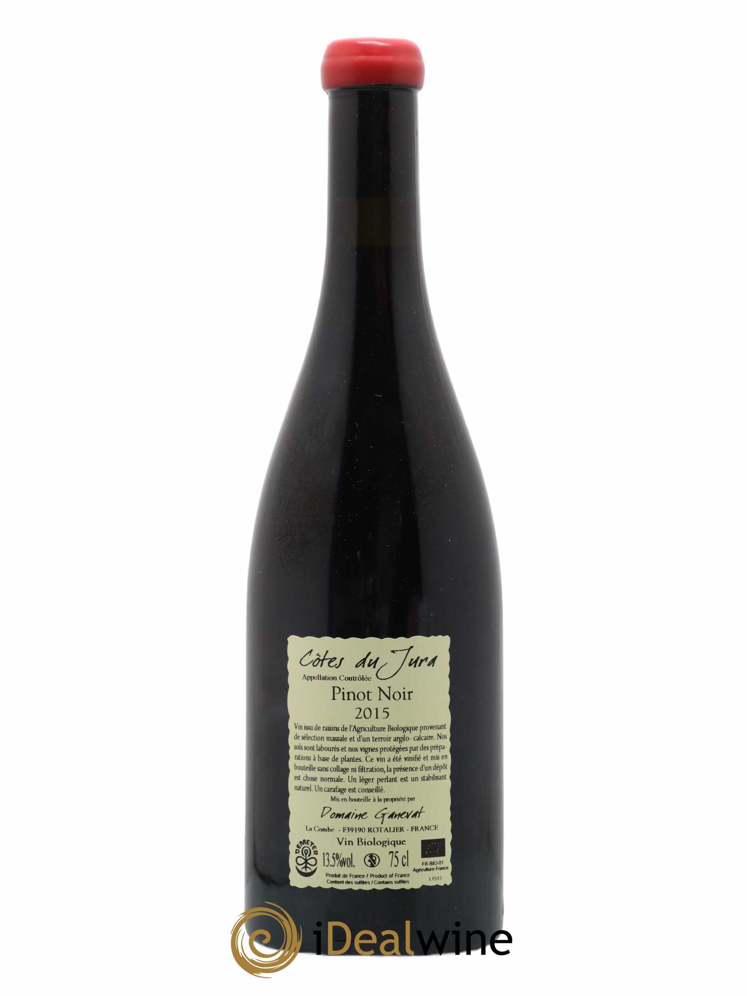 Côtes du Jura Cuvée Julien Jean-François Ganevat (Domaine) 2015 - Lot de 1 bouteille - 1