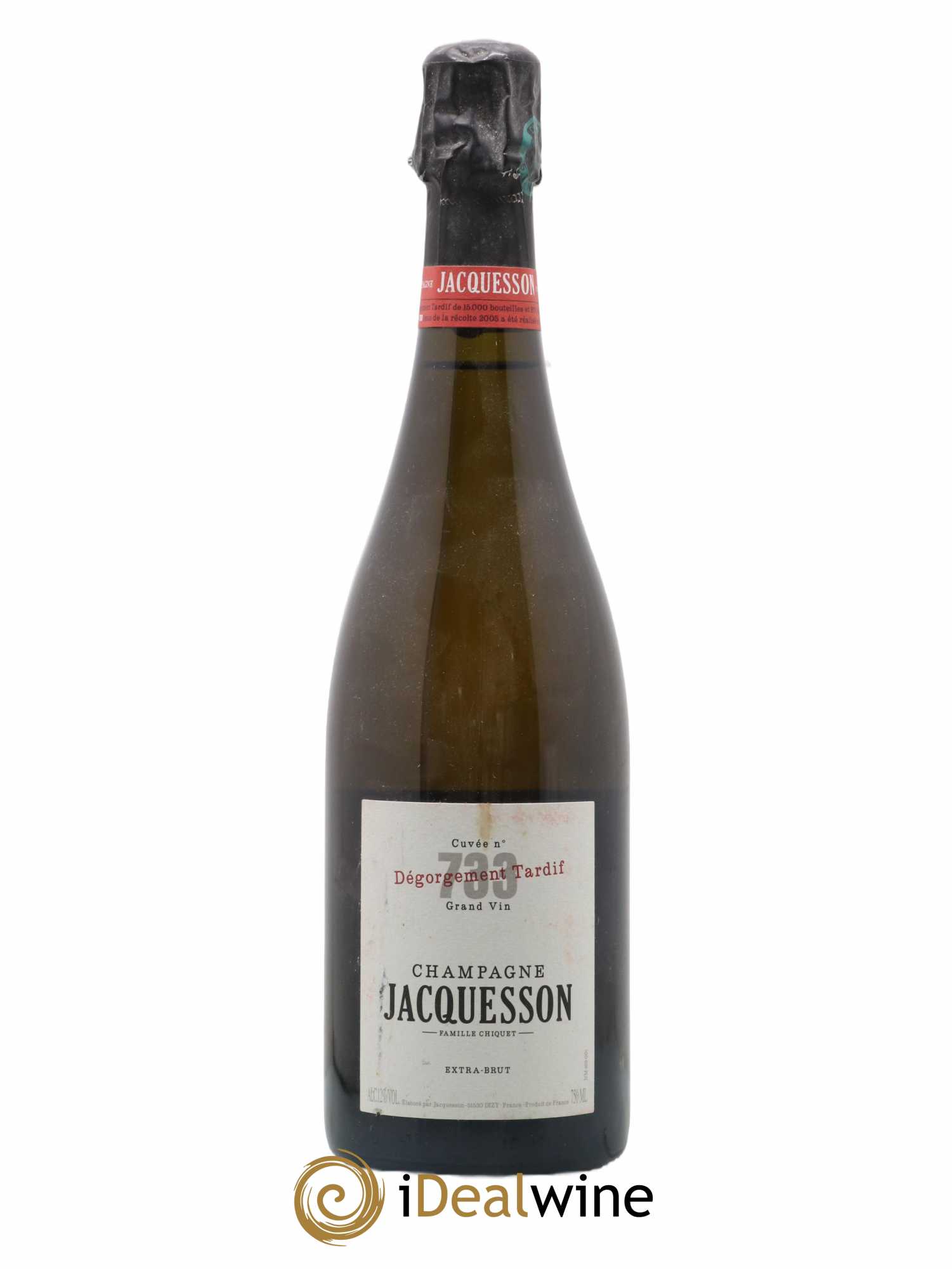 Cuvée 733 DT (Dégorgement Tardif) Jacquesson - Lot de 1 bouteille - 0