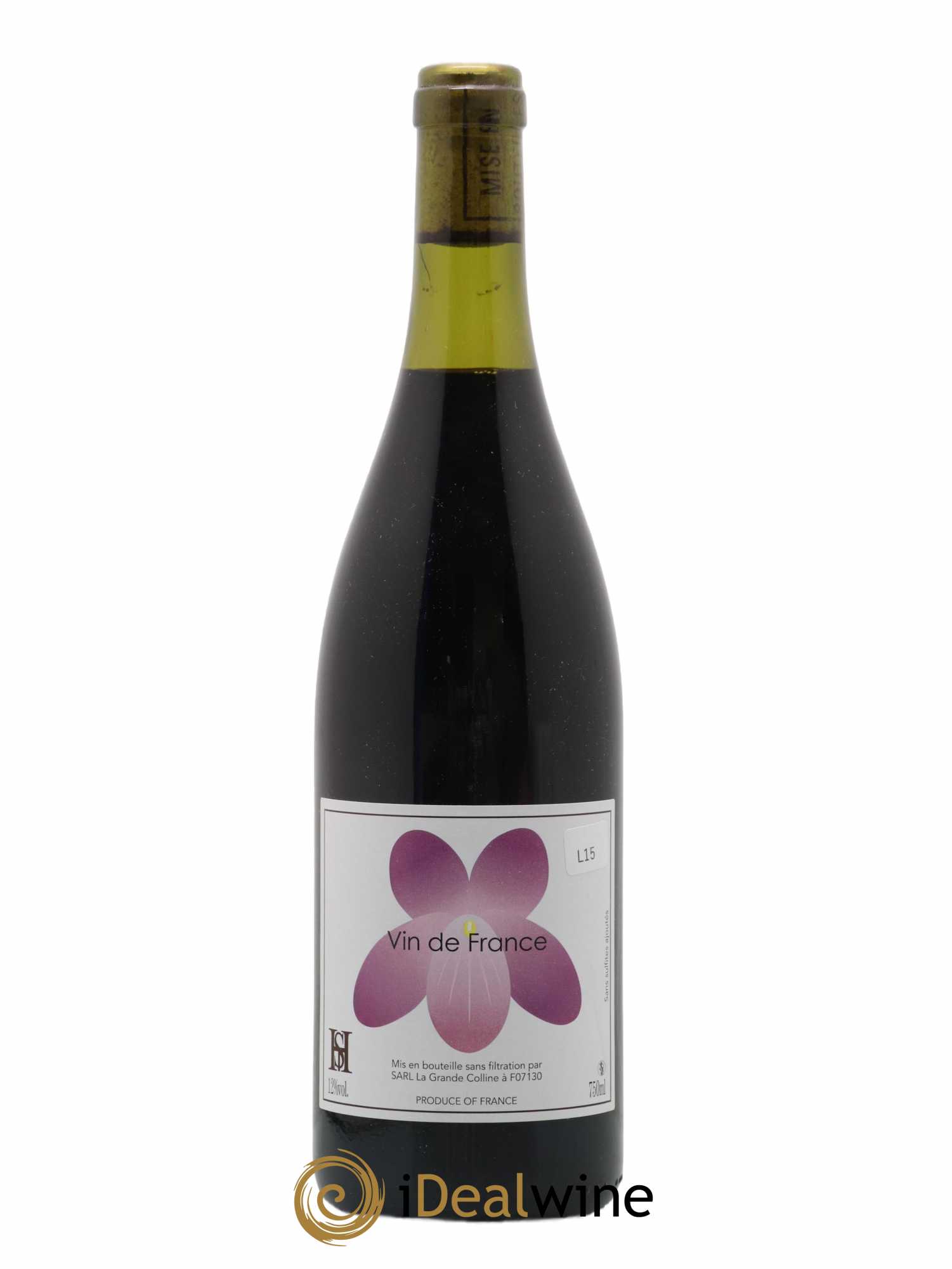 Vin de France (Ex Saint-Joseph) Hirotake Ooka - Domaine La Grande Colline 2015 - Lot de 1 bouteille - 0