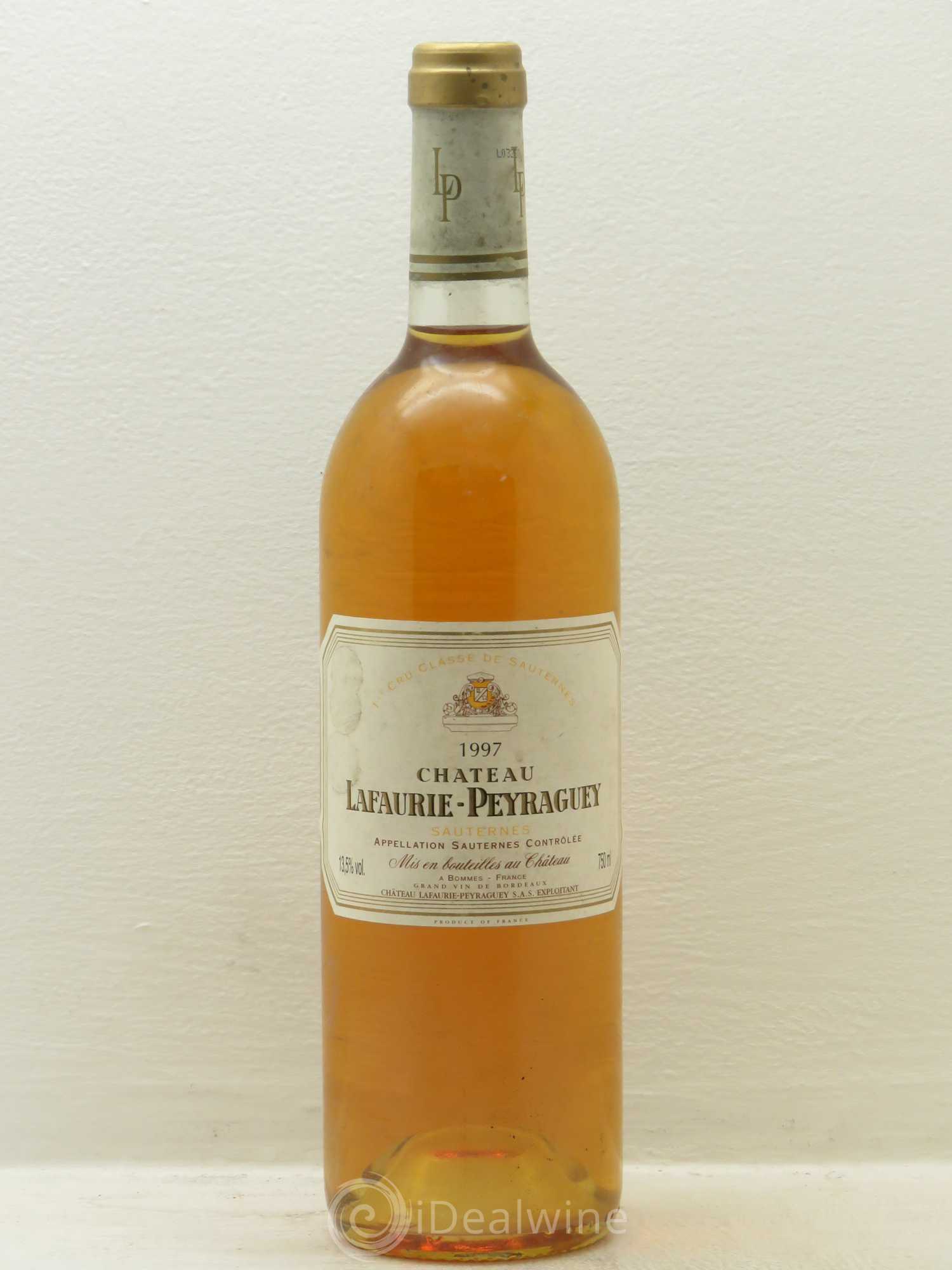 Château Lafaurie-Peyraguey 1er Grand Cru Classé 1997 - Lotto di 1 bottiglia - 0
