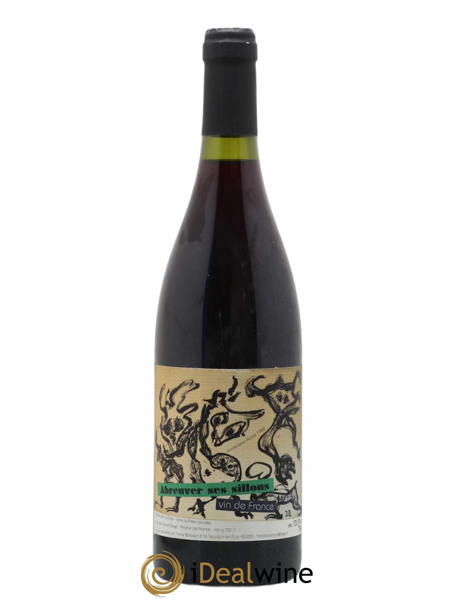 Vin de France Abreuver ses sillons Daniel Sage 2016 - Lot de 1 bouteille - 0