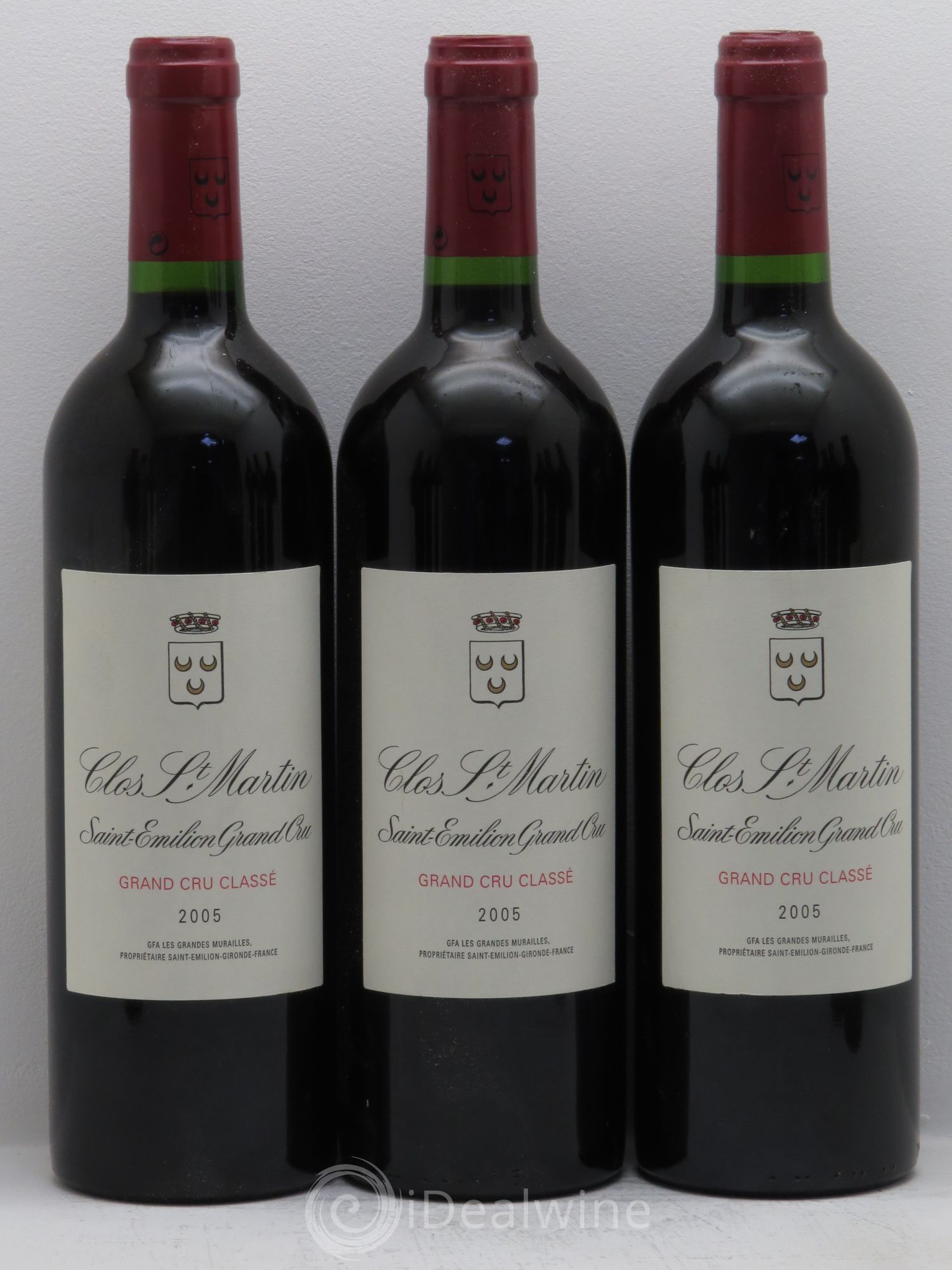 Clos Saint Martin Grand Cru Classé 2005 - Lot de 12 bouteilles - 2