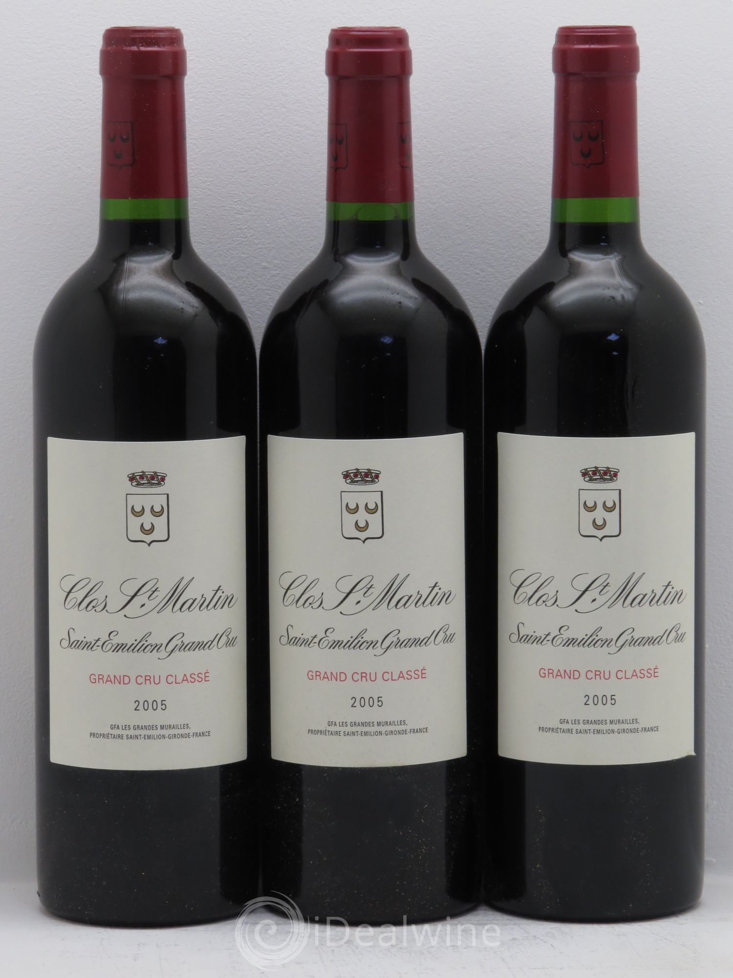 Clos Saint Martin Grand Cru Classé 2005 - Lot de 12 bouteilles - 4