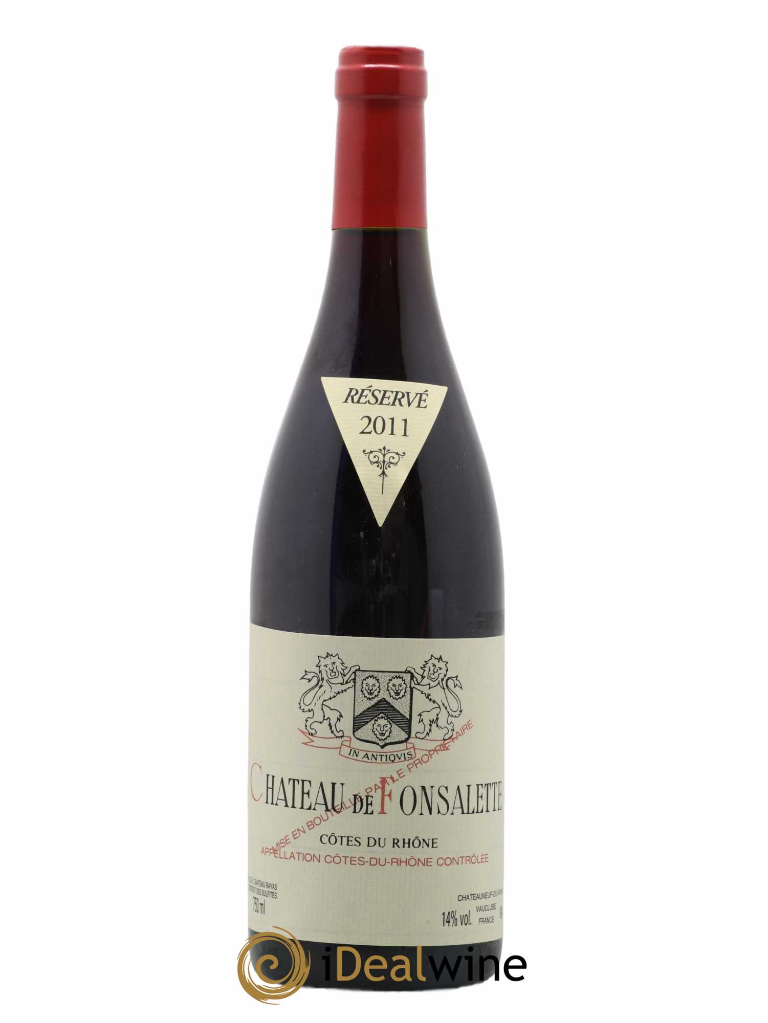 Côtes-du-Rhône Château de Fonsalette Emmanuel Reynaud 2011 - Lot de 1 bouteille - 0