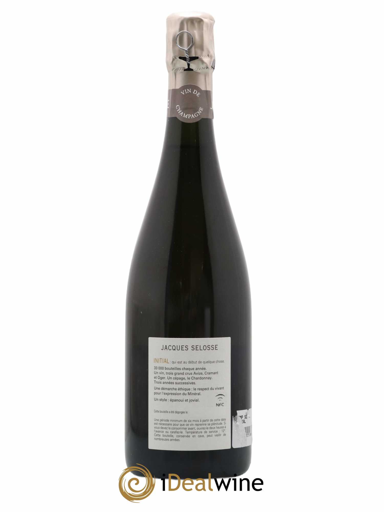 Initial Brut Jacques Selosse - Lot de 1 bouteille - 1