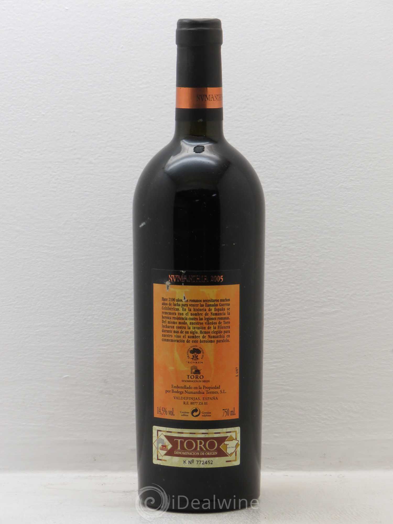 Toro DO Bodega Numanthia Numanthia 2005 - Lot de 1 bouteille - 1