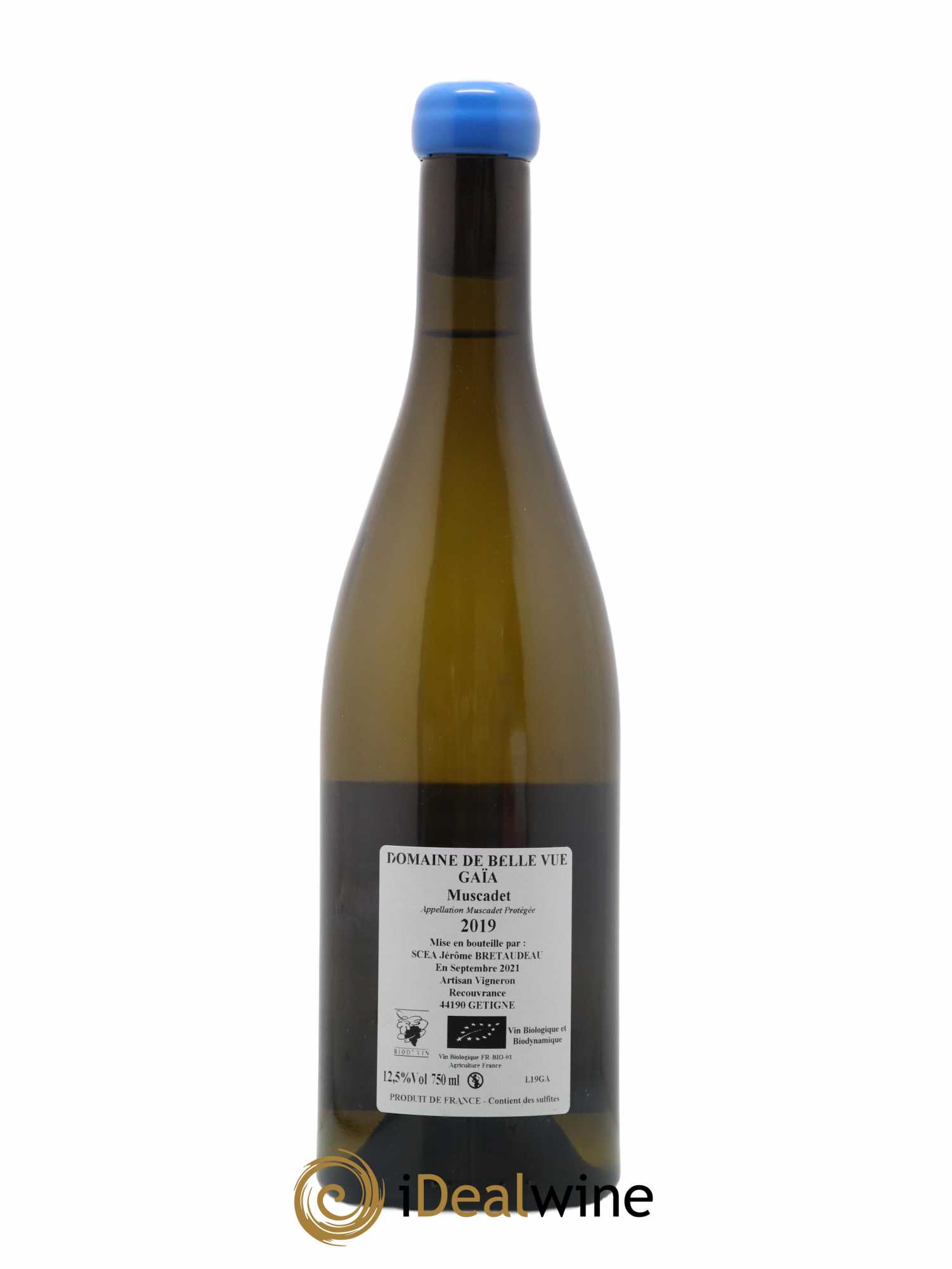 Muscadet-Sèvre-et-Maine Gaia Jérôme Bretaudeau - Domaine de Bellevue 2019 - Lot de 1 bouteille - 1