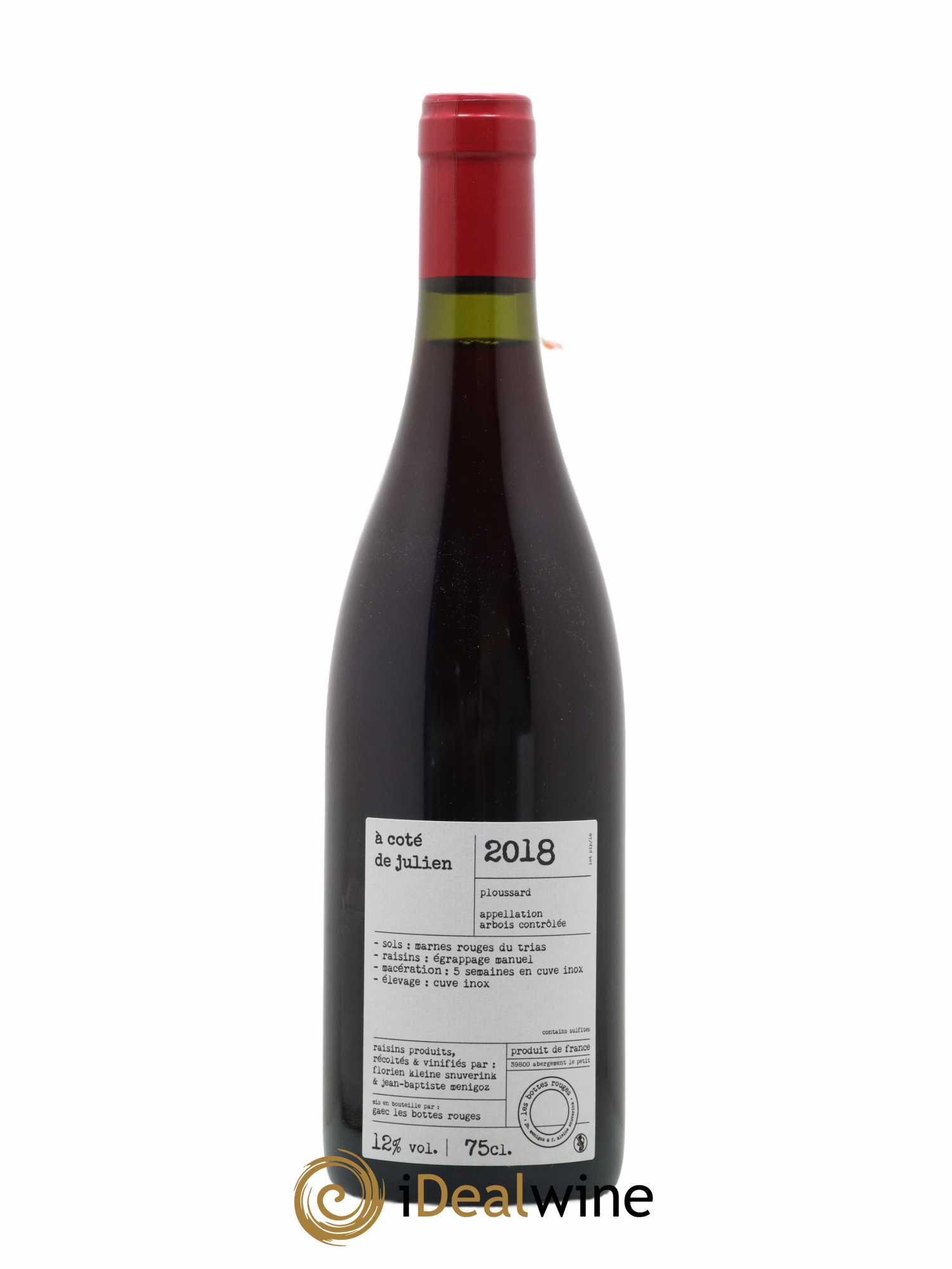 Arbois A Côté de Julien Les Bottes Rouges 2018 - Lot of 1 bottle - 1