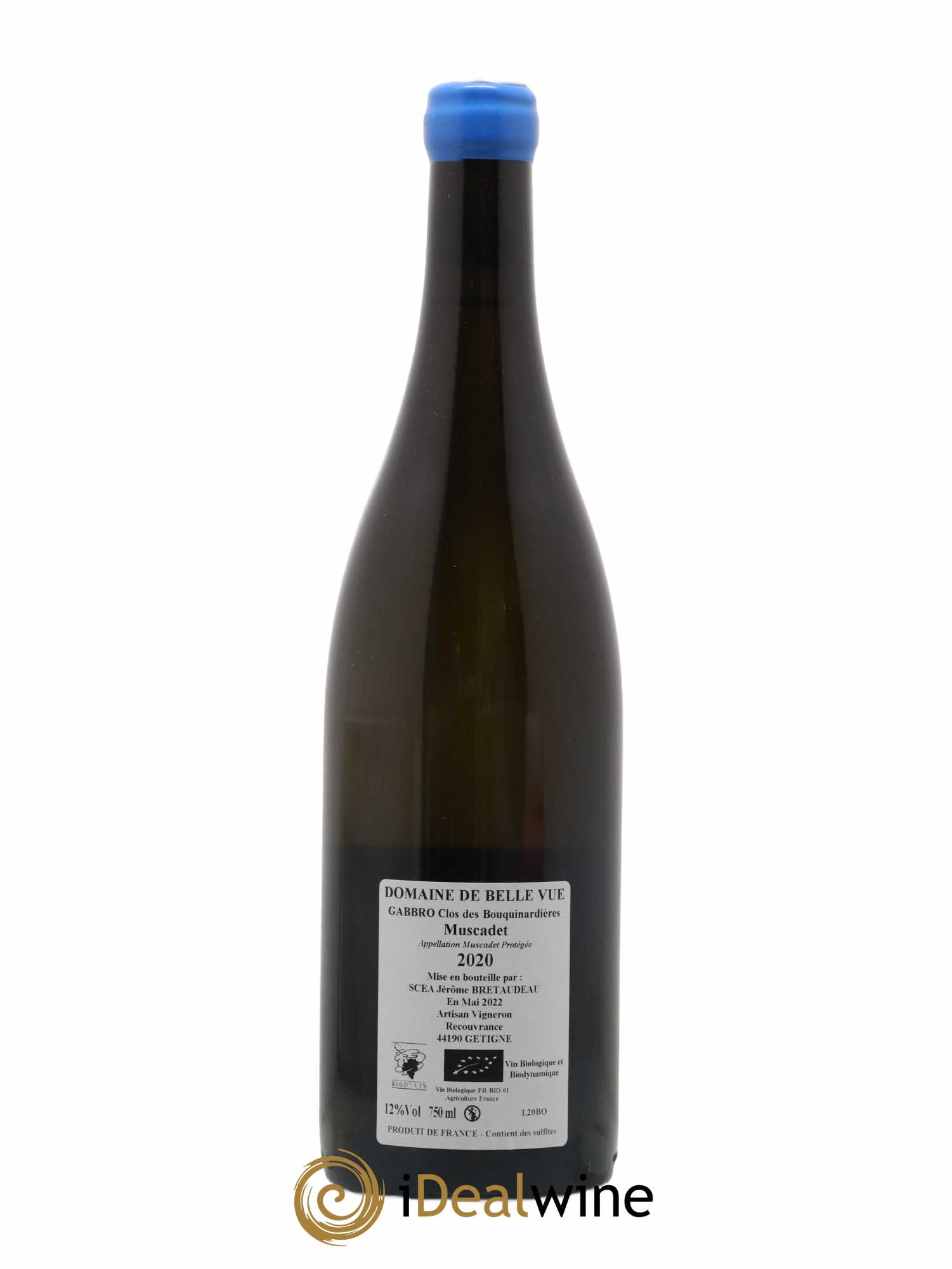Muscadet-Sèvre-et-Maine Gabbro Clos des Bouquinardières Jérôme Bretaudeau - Domaine de Bellevue (senza prezzo di riserva) (senza prezzo di riserva) 2020 - Lotto di 1 bottiglia - 1