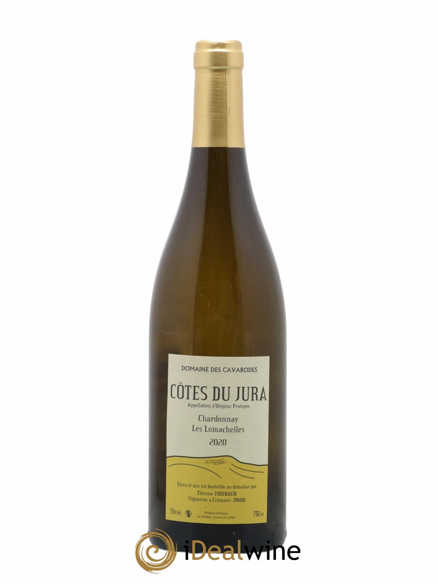 Côtes du Jura Chardonnay Les Lumachelles Cavarodes (Domaine des) - Etienne Thiébaud 2020 - Lot de 1 bouteille - 0