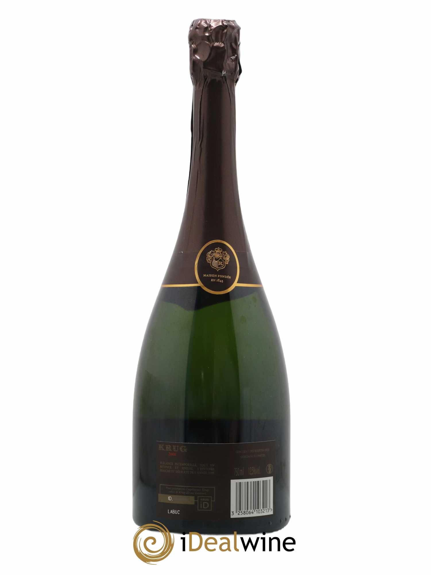 Vintage Krug 2008 - Lot de 1 bouteille - 1