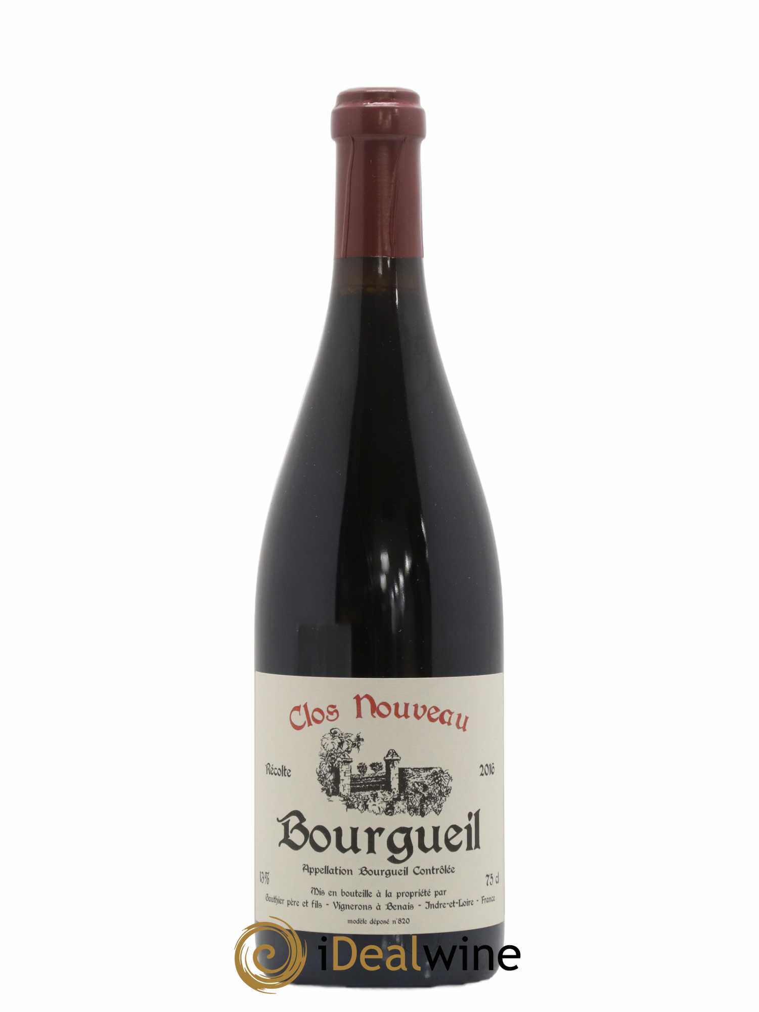 Bourgueil Clos Nouveau Domaine du Bel Air 2016 - Lotto di 1 bottiglia - 0