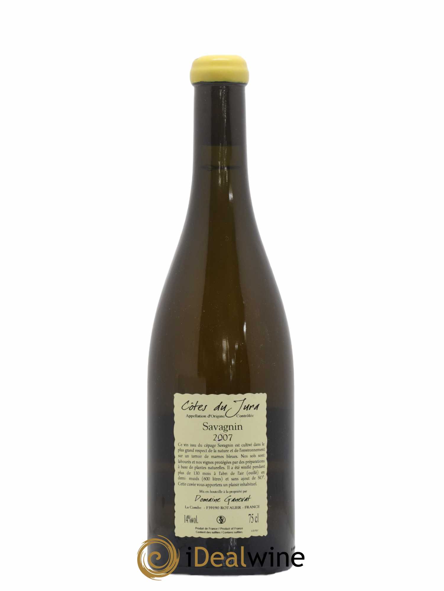 Côtes du Jura Les Vignes de mon Père Jean-François Ganevat (Domaine) 2007 - Lot de 1 bouteille - 1