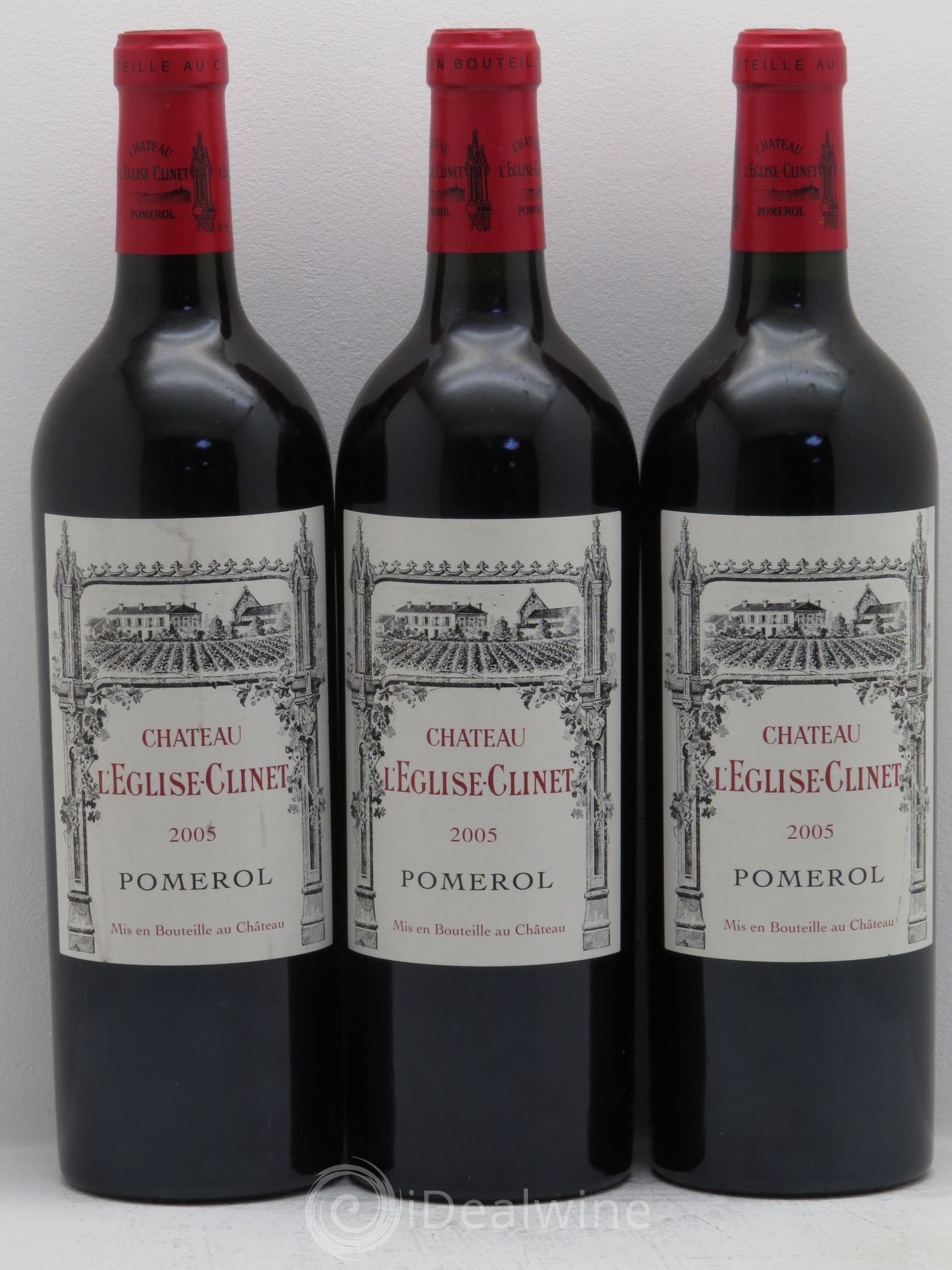 Château l' Église Clinet 2005 - Lot de 3 bouteilles - 0