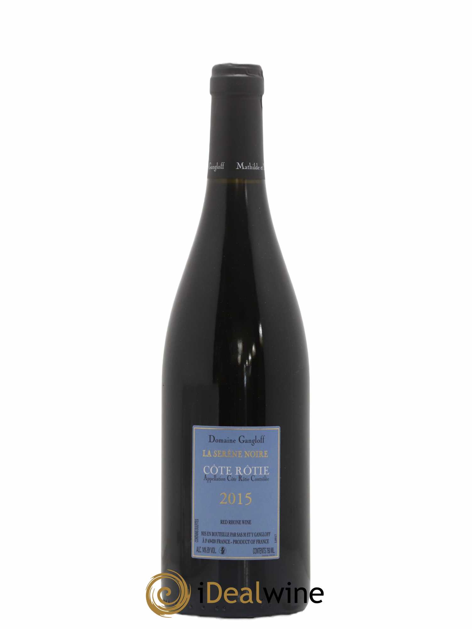 Côte-Rôtie La Sereine Noire Gangloff (Domaine) 2015 - Lot de 1 bouteille - 1
