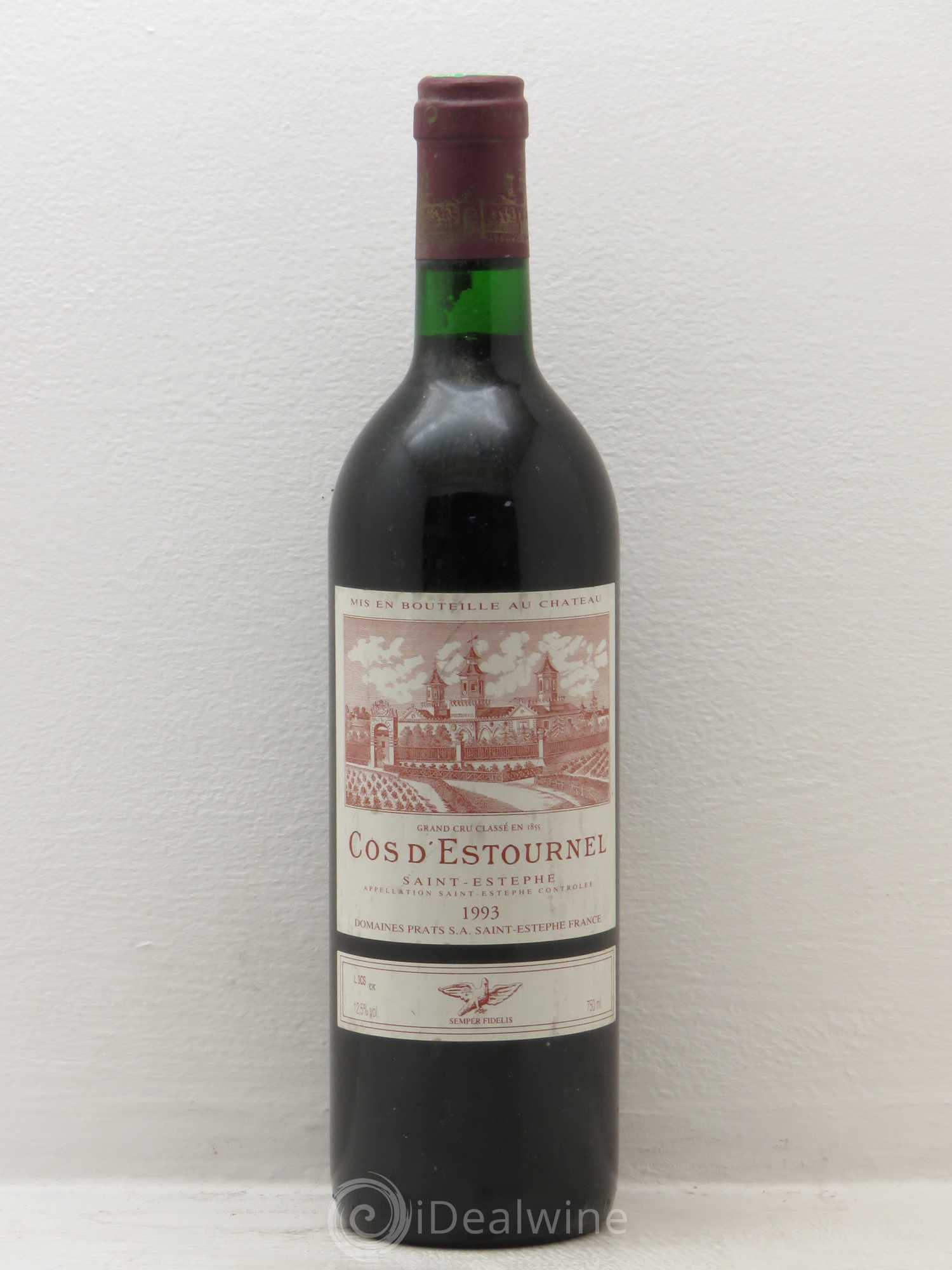 Cos d'Estournel 2ème Grand Cru Classé 1993 - Lot de 1 bouteille - 0