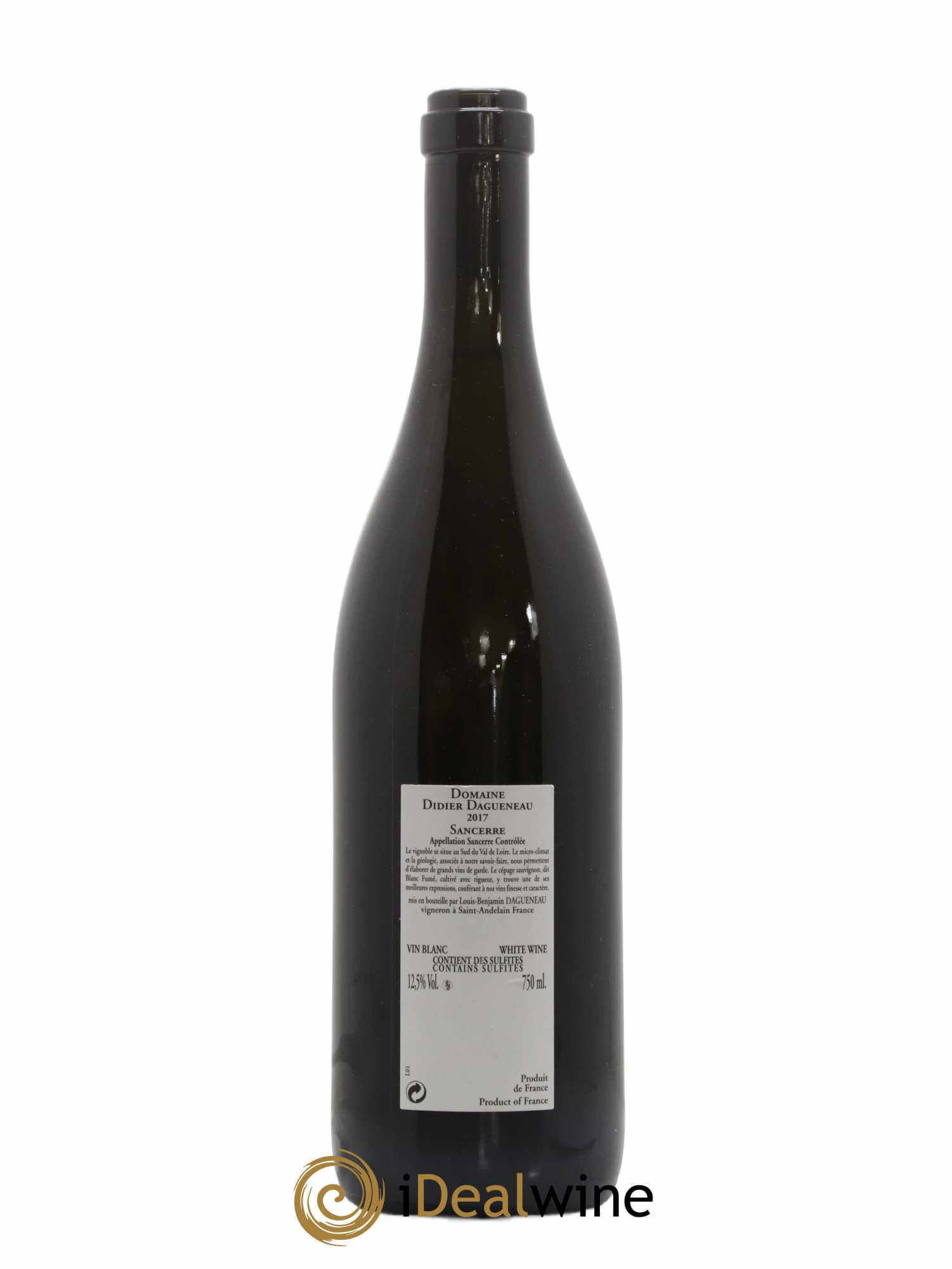 Sancerre En Chailloux Dagueneau 2017 - Lot de 1 bouteille - 1