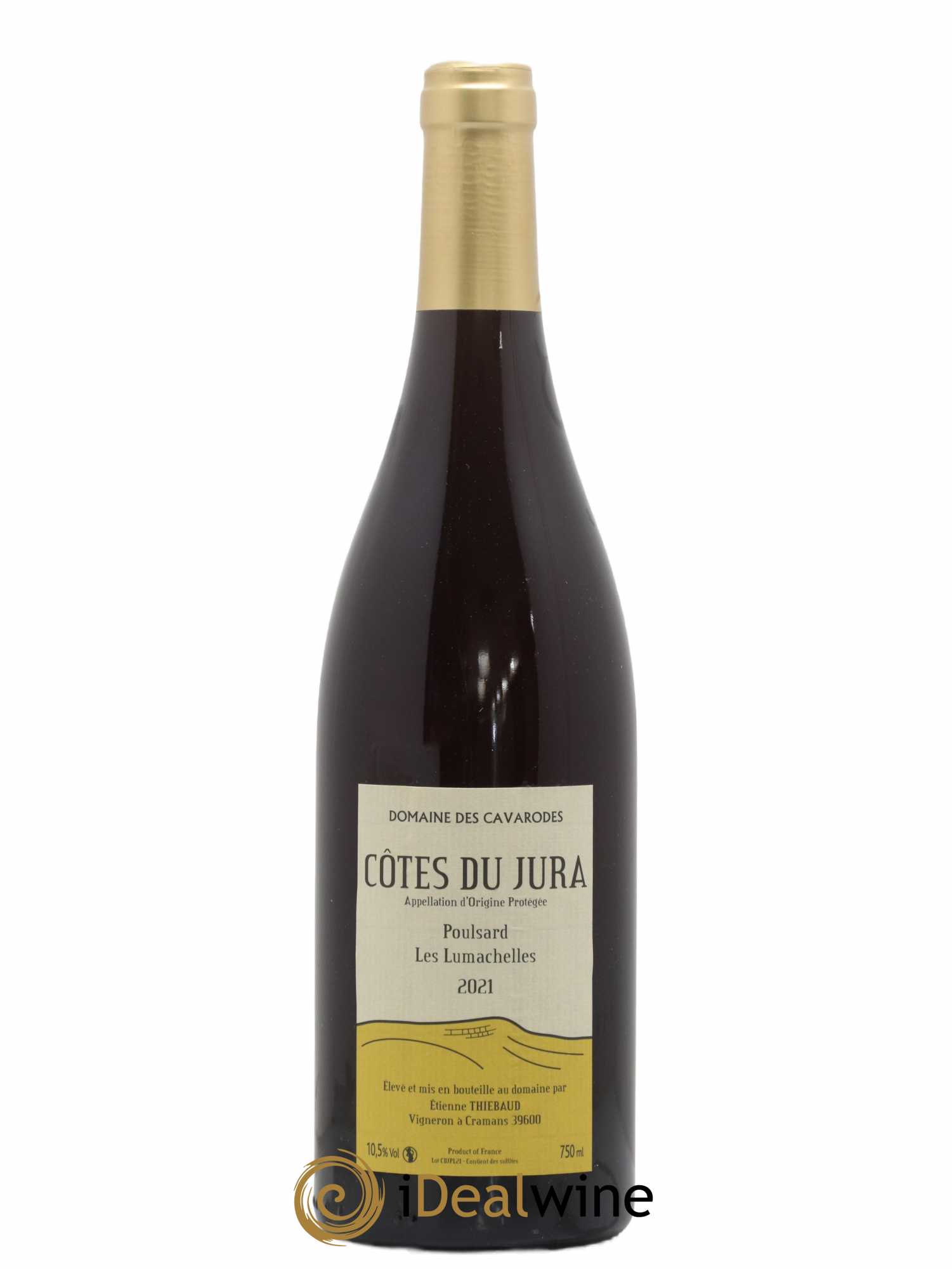 Côtes du Jura Poulsard Les Lumachelles Cavarodes (Domaine des) - Etienne Thiébaud 2021 - Lot de 1 bouteille - 0