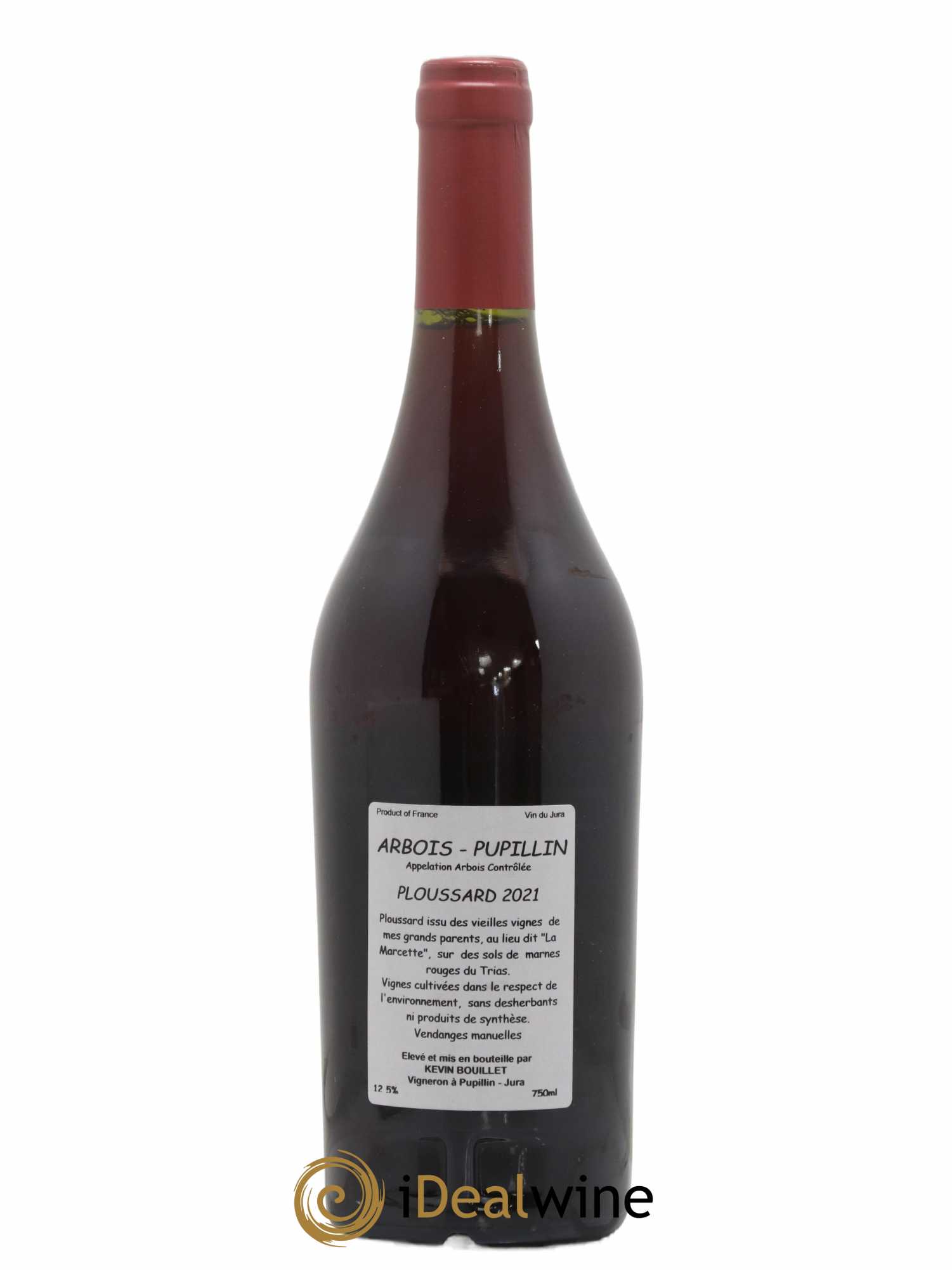 Arbois Pupillin Ploussard La Marcette Kévin Bouillet 2021 - Lot de 1 bouteille - 1