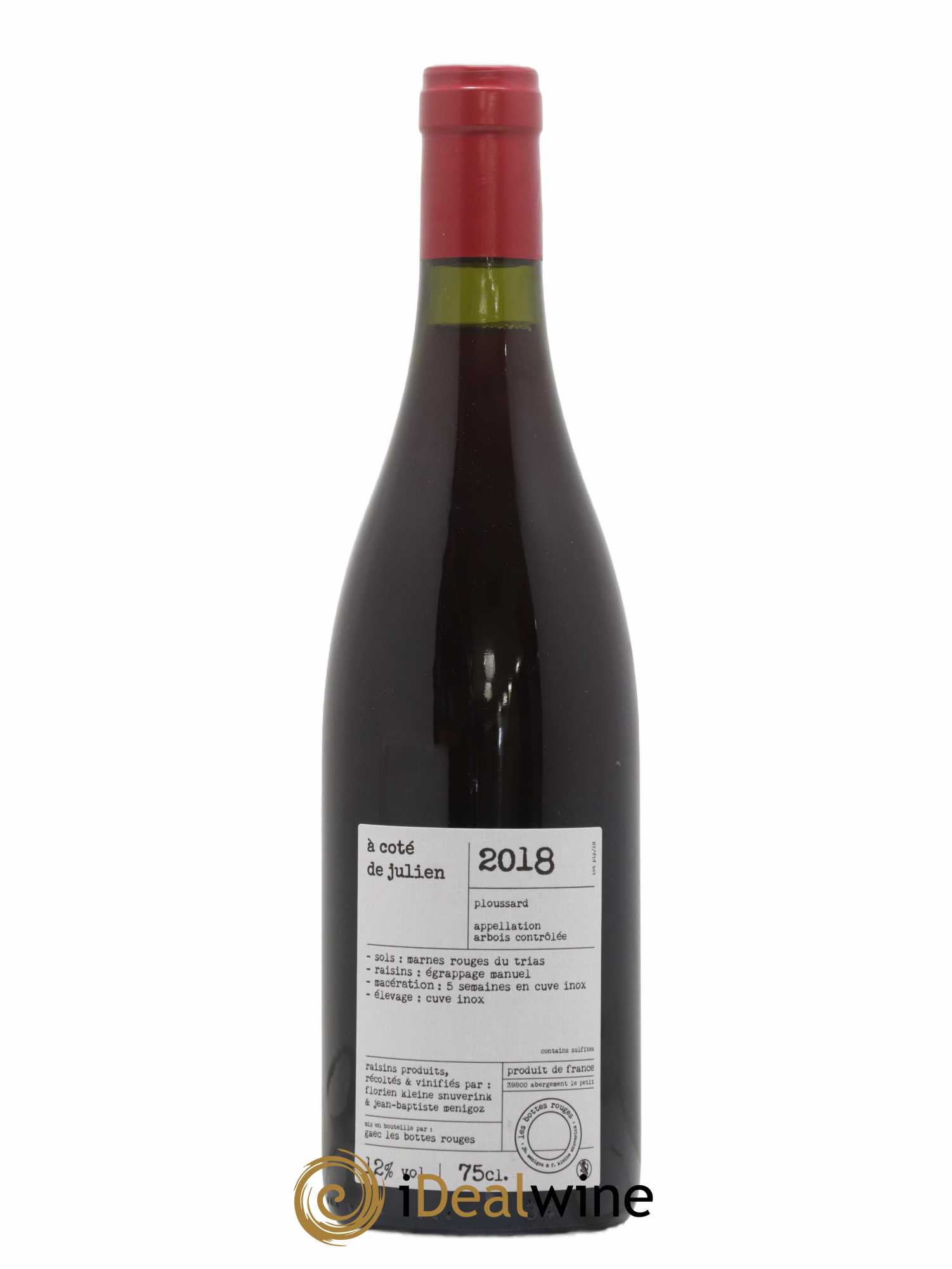 Arbois A côté de Julien Les Bottes Rouges (no reserve) 2018 - Lot of 1 bottle - 1