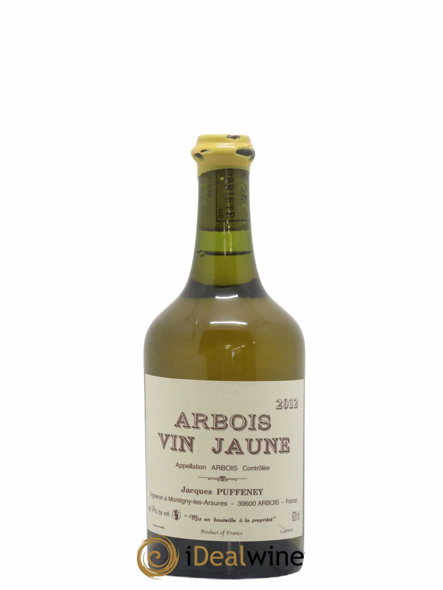 Arbois Vin Jaune Jacques Puffeney 2012 - Lot de 1 bouteille - 0