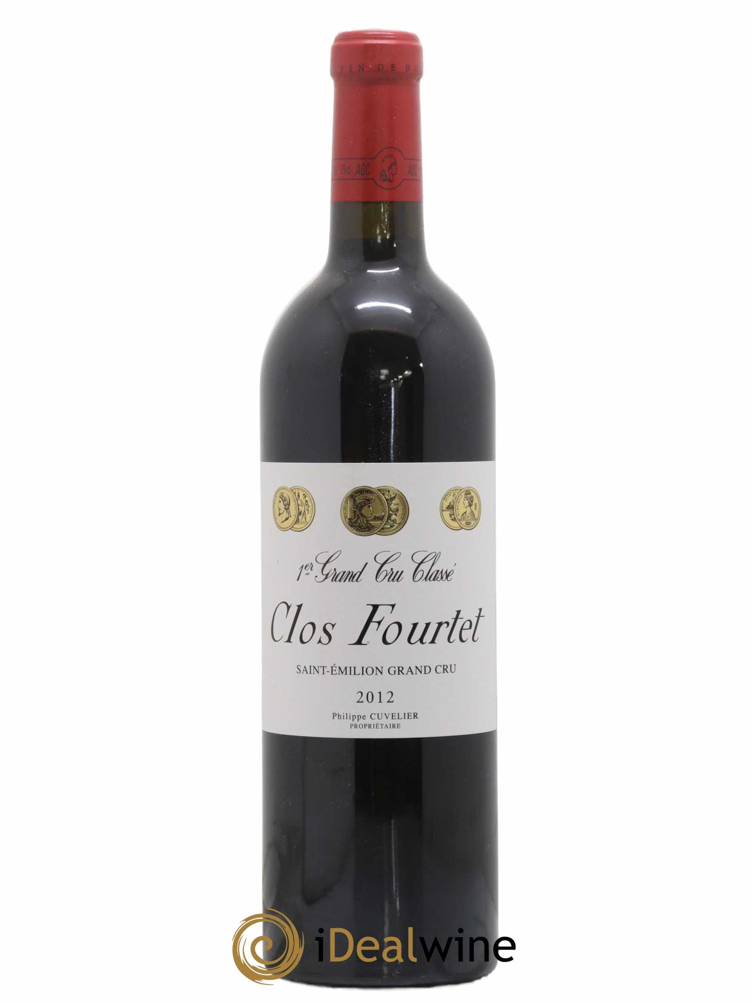 Clos Fourtet 1er Grand Cru Classé B 2012 - Lot de 1 bouteille - 0