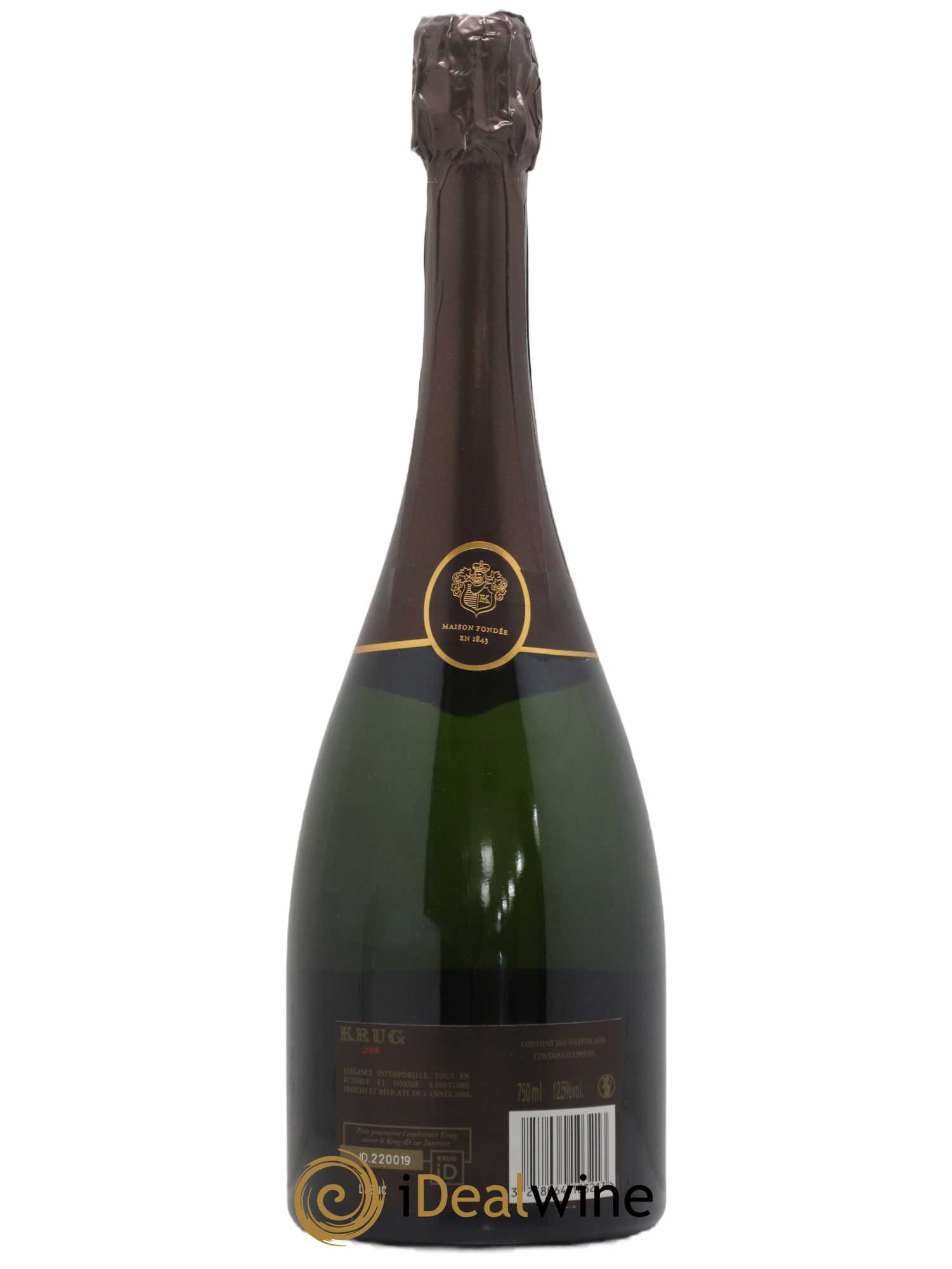 Vintage Krug 2008 - Lot de 1 bouteille - 1