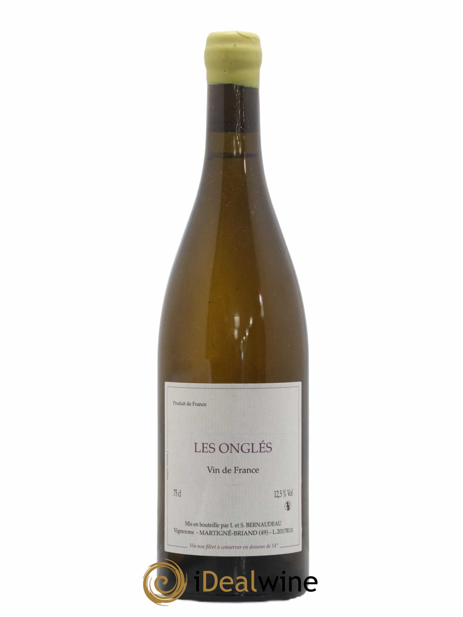 Vin de France Les Onglés Stéphane Bernaudeau 2017 - Lot de 1 bouteille - 0