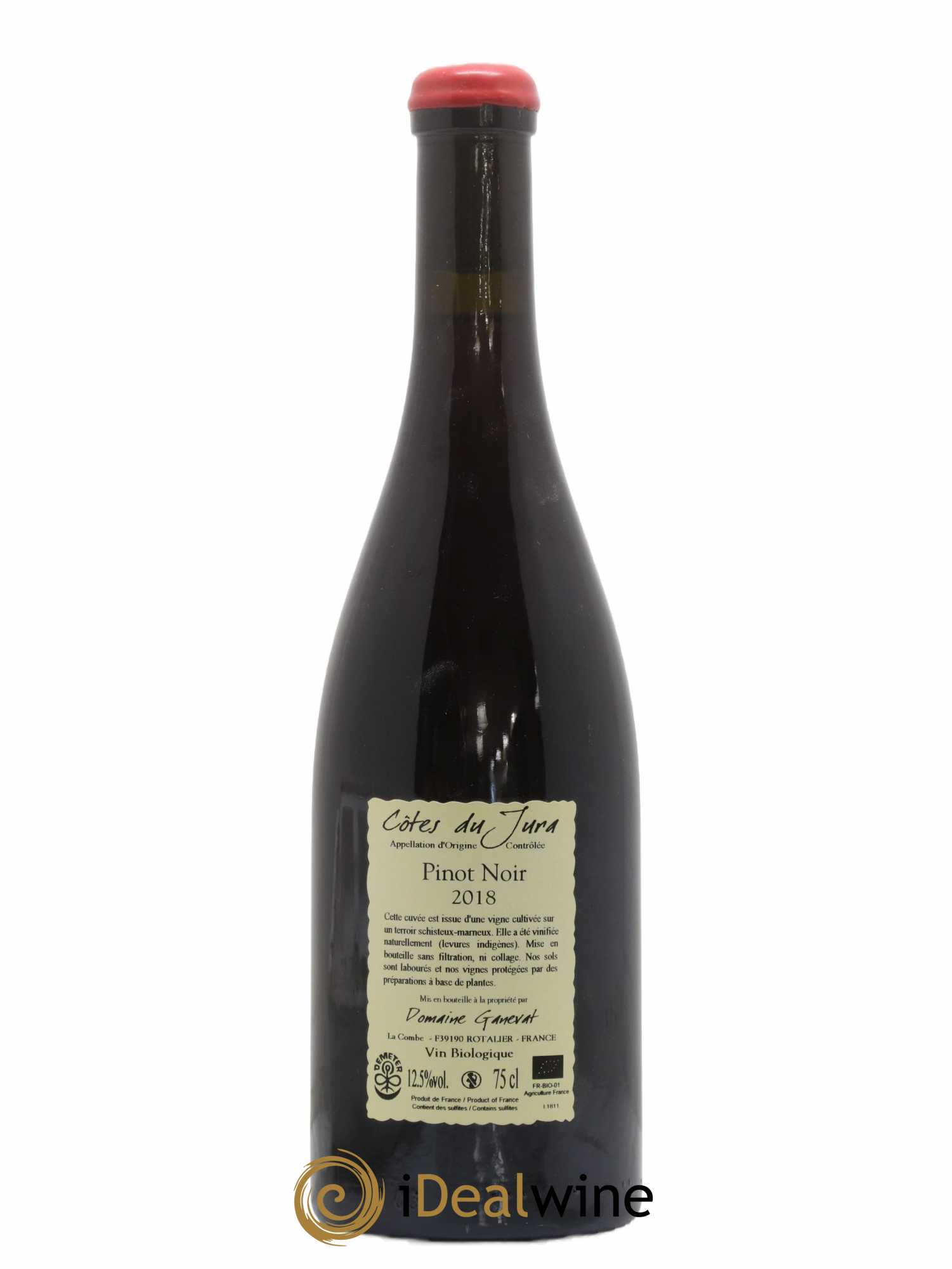 Côtes du Jura Pinot Noir En Billat  Jean-François Ganevat (Domaine) 2018 - Lot de 1 bouteille - 1