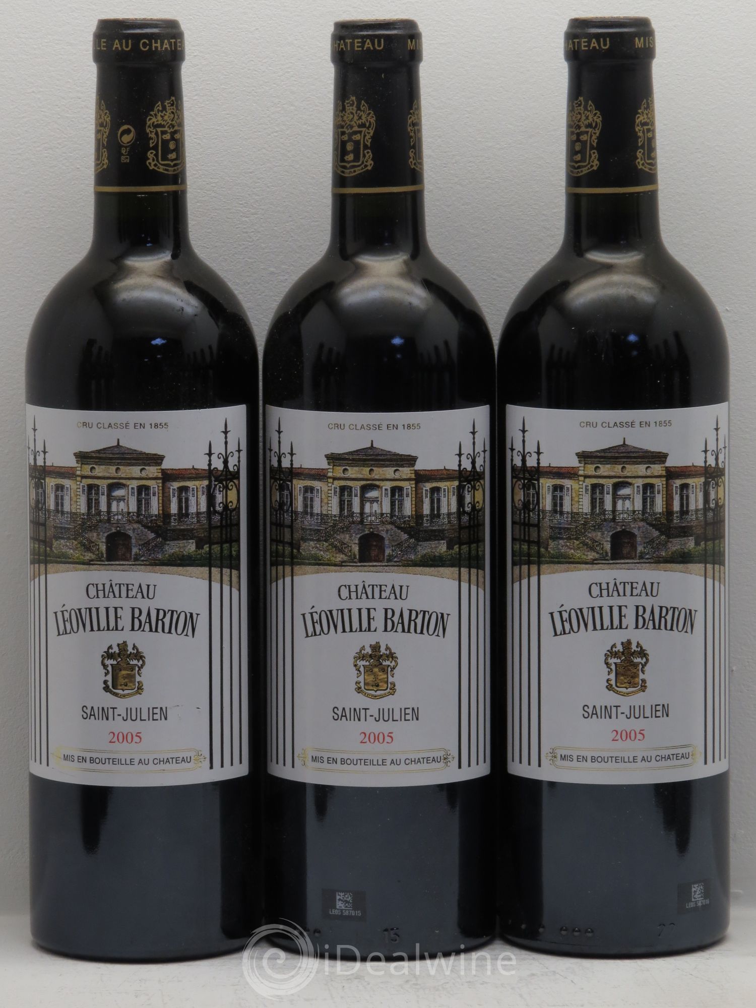 Château Léoville Barton 2ème Grand Cru Classé 2005 - Lot de 12 bouteilles - 1