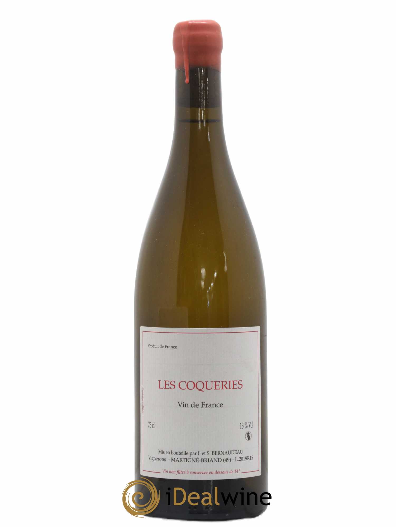 Vin de France Les Coqueries Stéphane Bernaudeau (Domaine) 2019 - Lot de 1 bouteille - 0