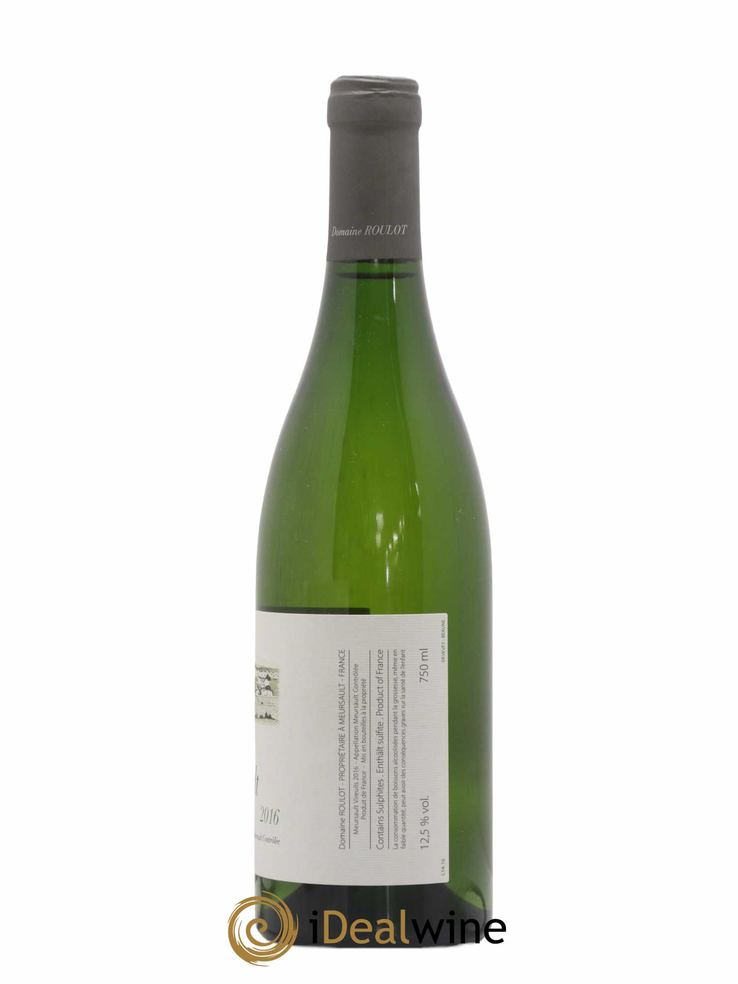 Meursault Les Vireuils Roulot (Domaine) 2016 - Lot de 1 bouteille - 1