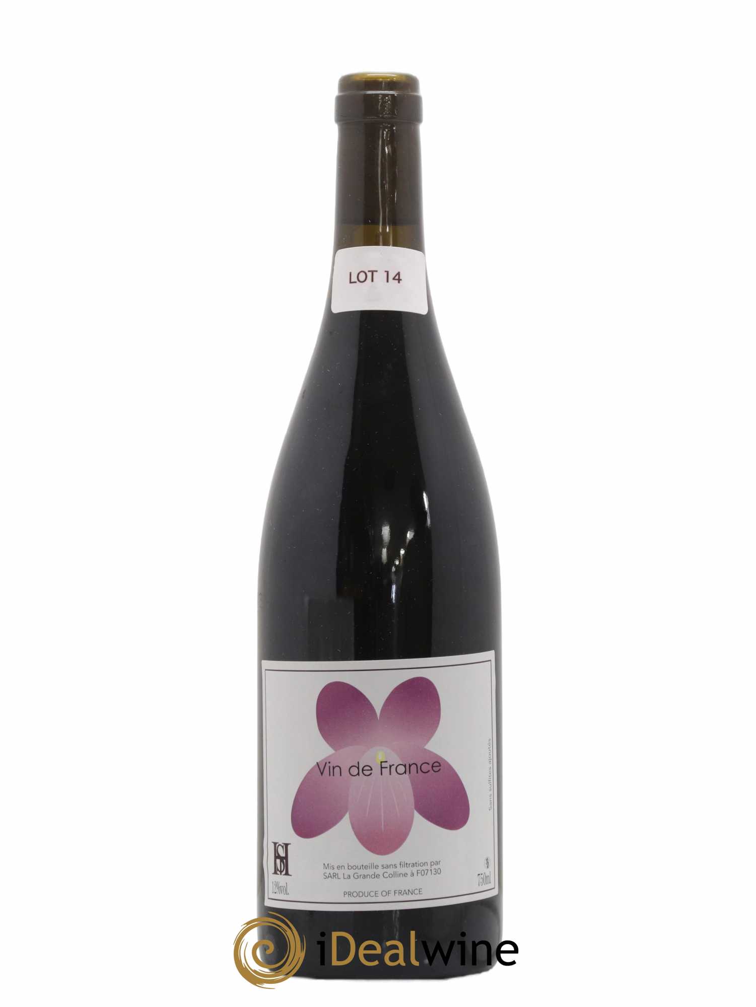Vin de France (Ex Saint-Joseph) Hirotake Ooka - Domaine La Grande Colline 2014 - Lot de 1 bouteille - 0