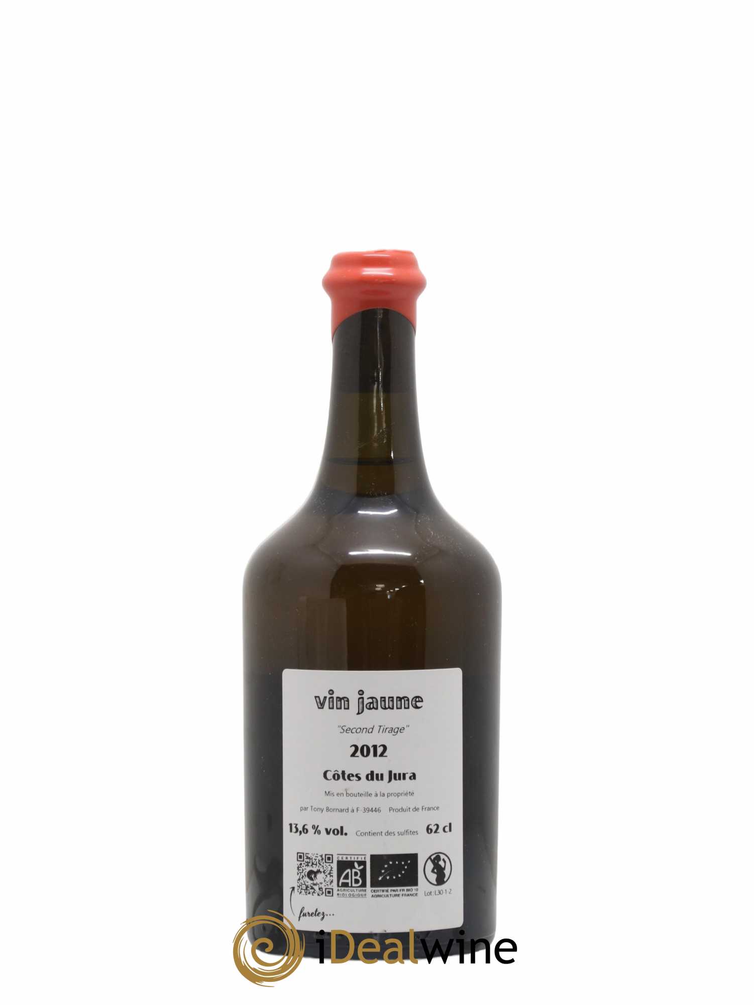 Arbois-Pupillin Vin Jaune Bornard 2012 - Lot de 1 bouteille - 1