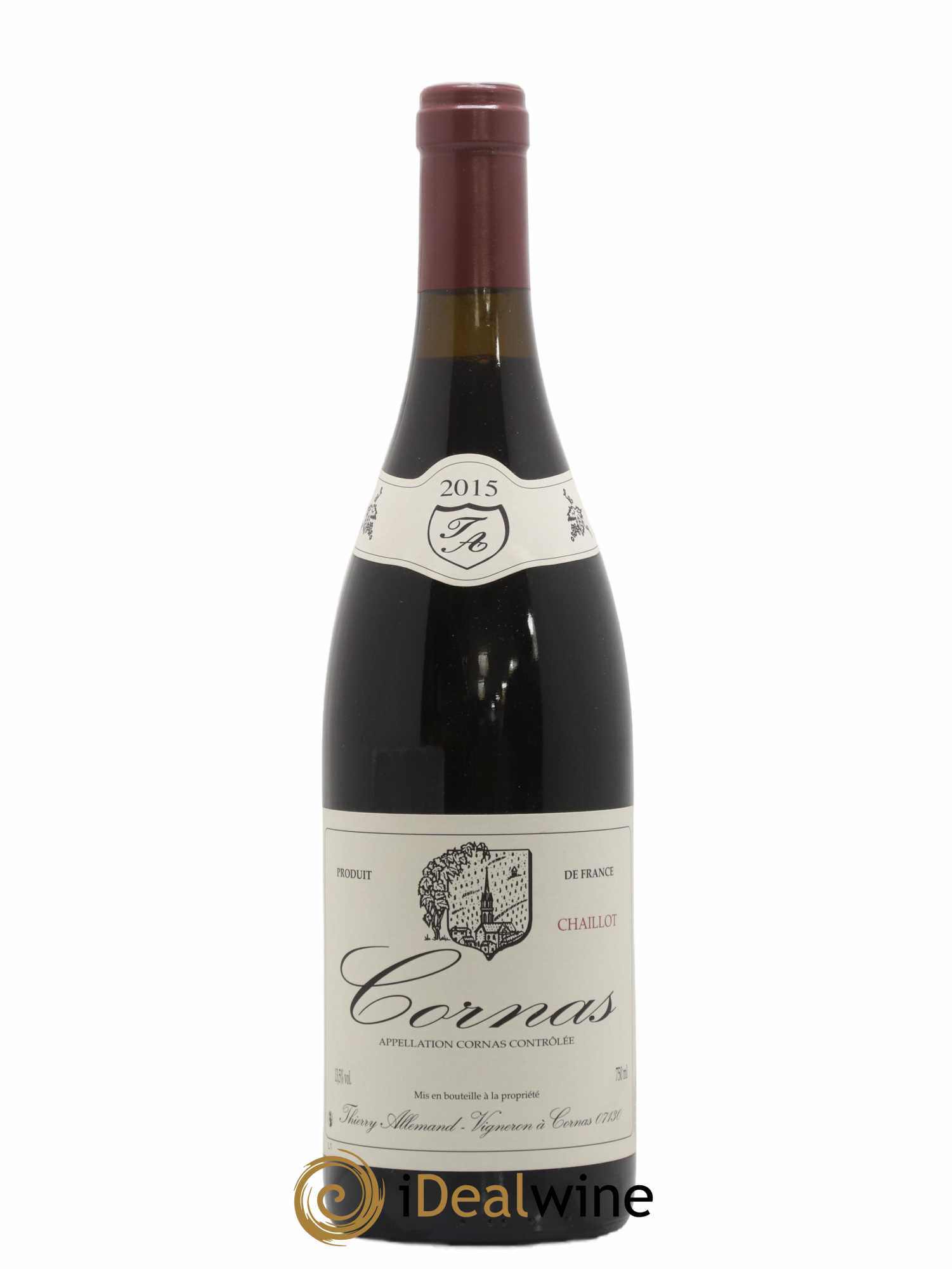 Cornas Chaillot Thierry Allemand 2015 - Lot de 1 bouteille - 0
