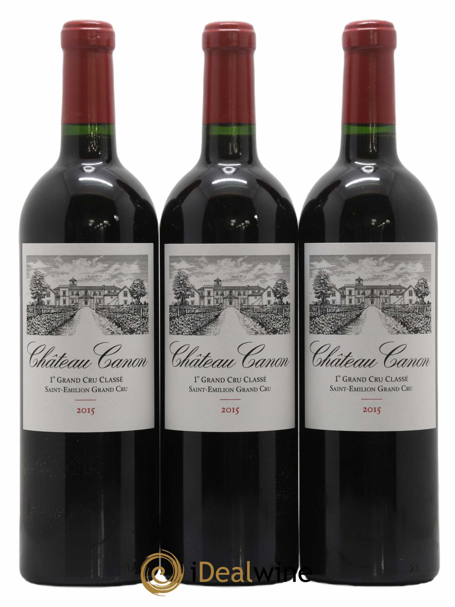 Château Canon 1er Grand Cru Classé B 2015 - Lot of 12 bottles - 1