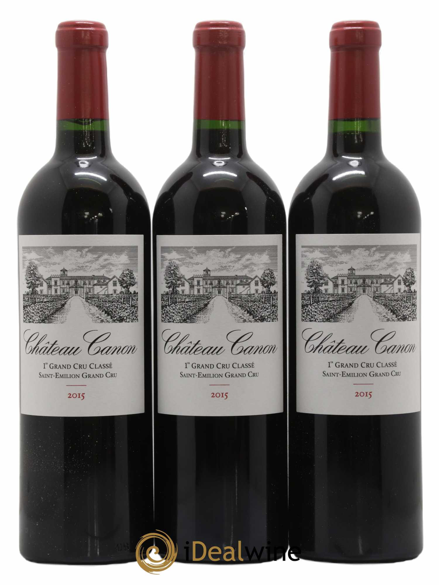 Château Canon 1er Grand Cru Classé B 2015 - Lot of 12 bottles - 2