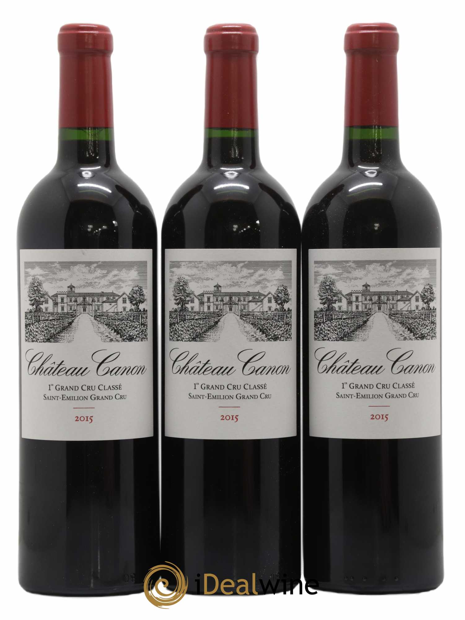 Château Canon 1er Grand Cru Classé B 2015 - Lot of 12 bottles - 4
