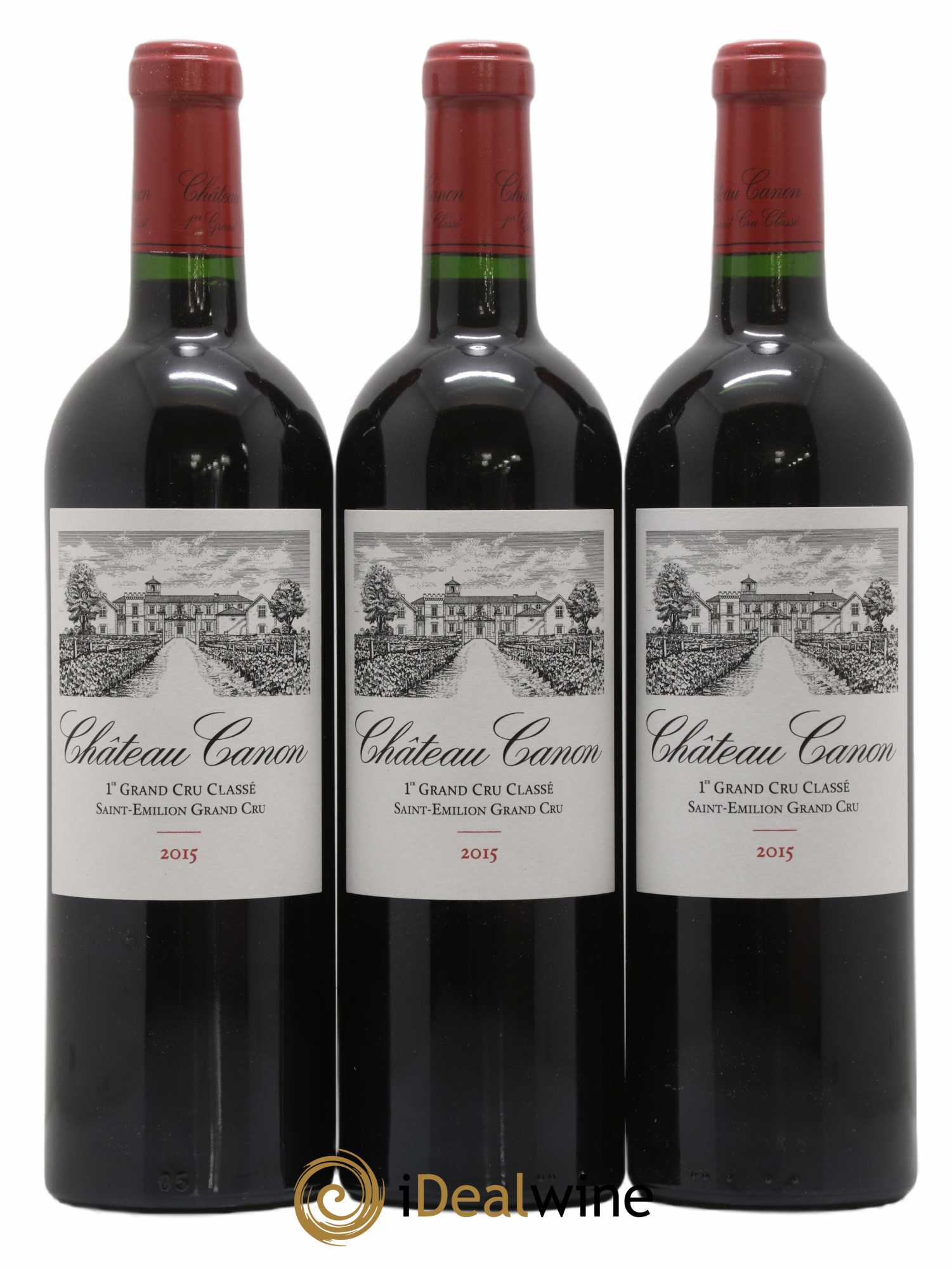Château Canon 1er Grand Cru Classé B 2015 - Lot de 6 bouteilles - 1