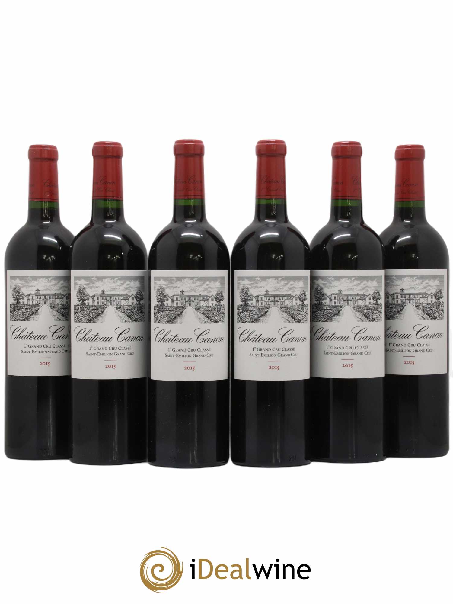 Château Canon 1er Grand Cru Classé B 2015 - Lot de 6 bouteilles - 0
