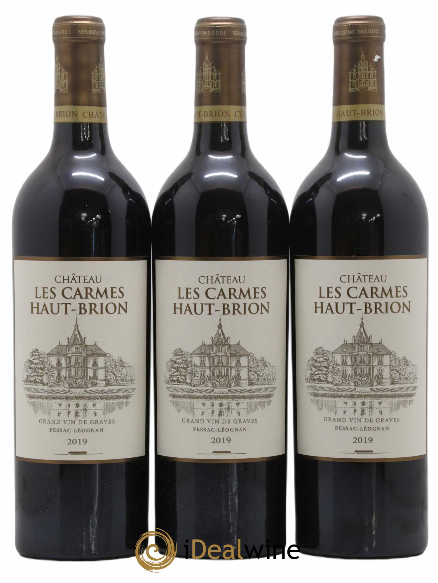 Château Les Carmes Haut-Brion 2019 - Lot de 6 bouteilles - 2