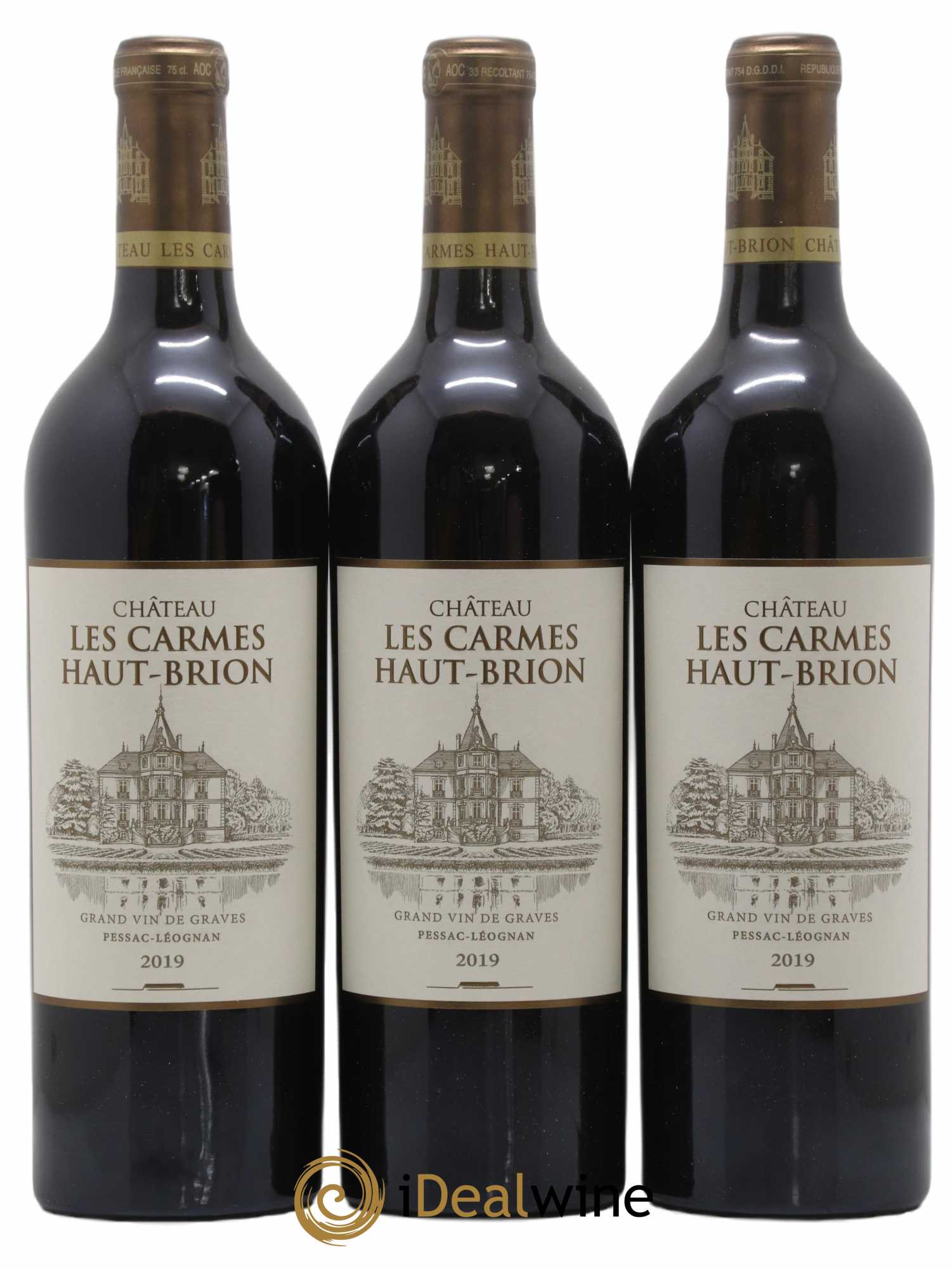 Château Les Carmes Haut-Brion 2019 - Lot de 6 bouteilles - 2