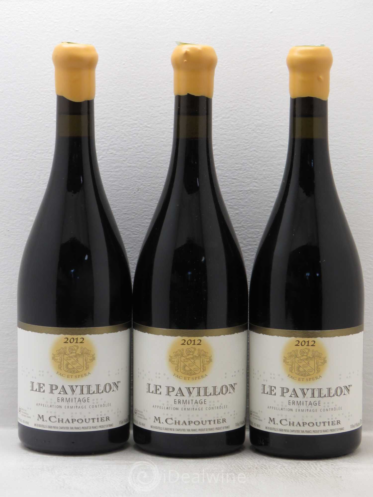 Hermitage Ermitage Le Pavillon Chapoutier 2012 - Lot de 6 bouteilles - 1